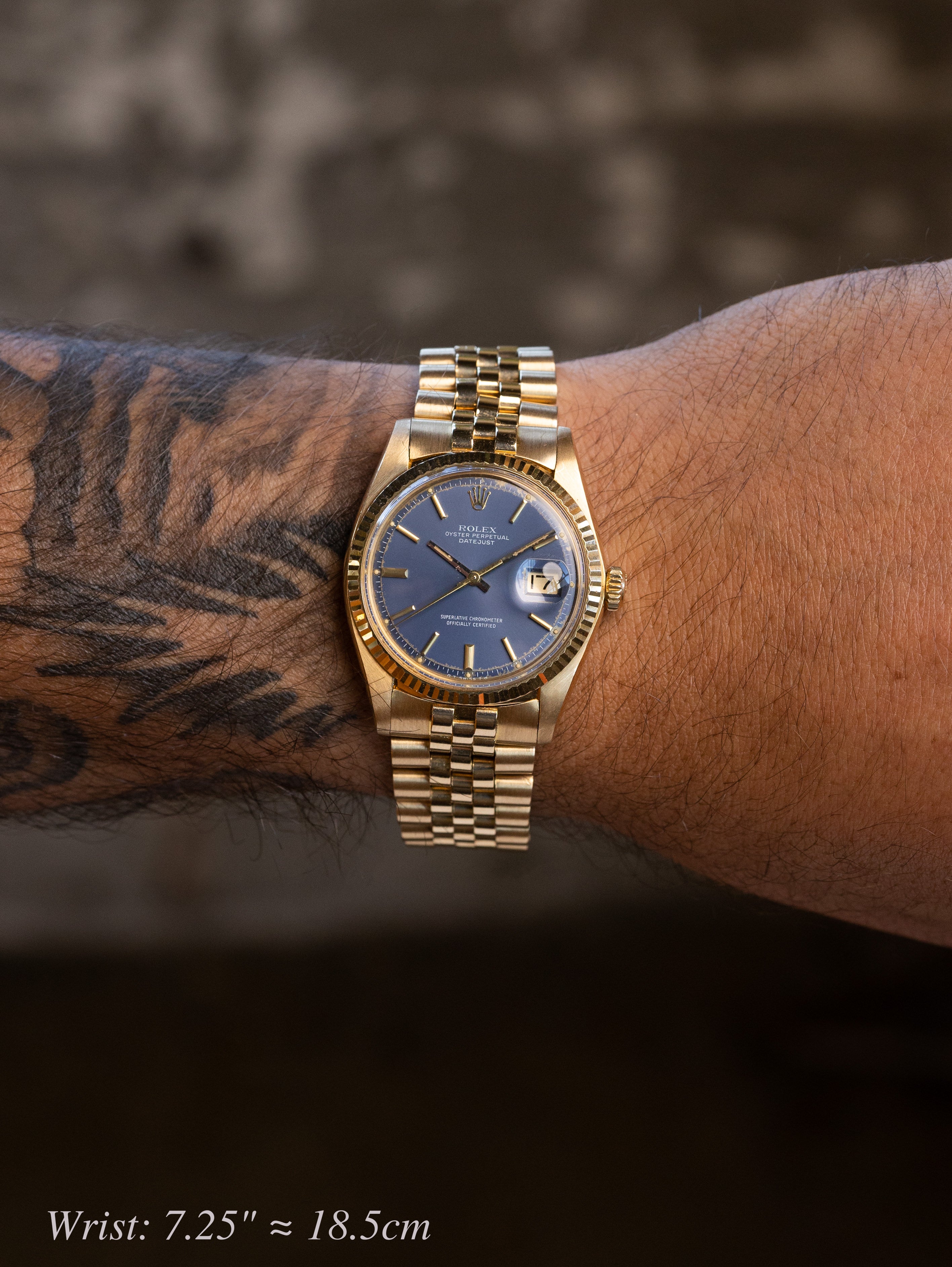 Rolex Datejust Ref. 1601/8 - Satin Blue 'Sigma' Dial
