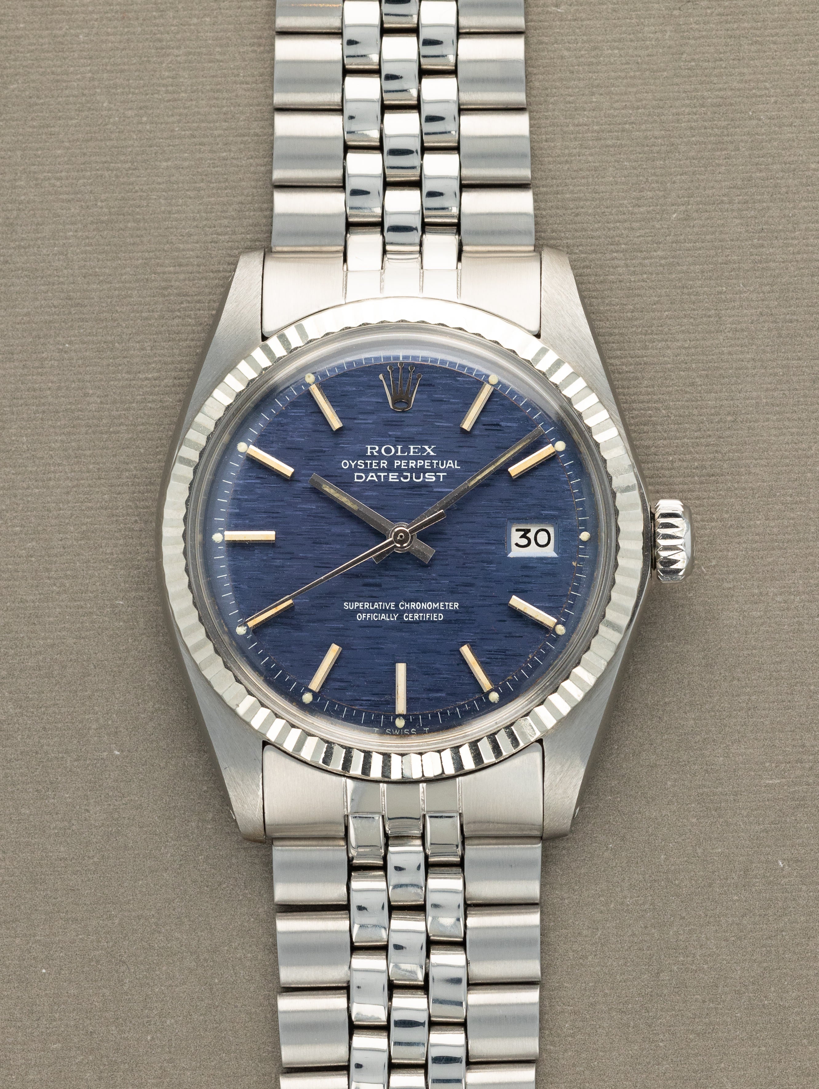 Rolex Datejust Ref. 1601 - Blue 'Mosaic' Dial