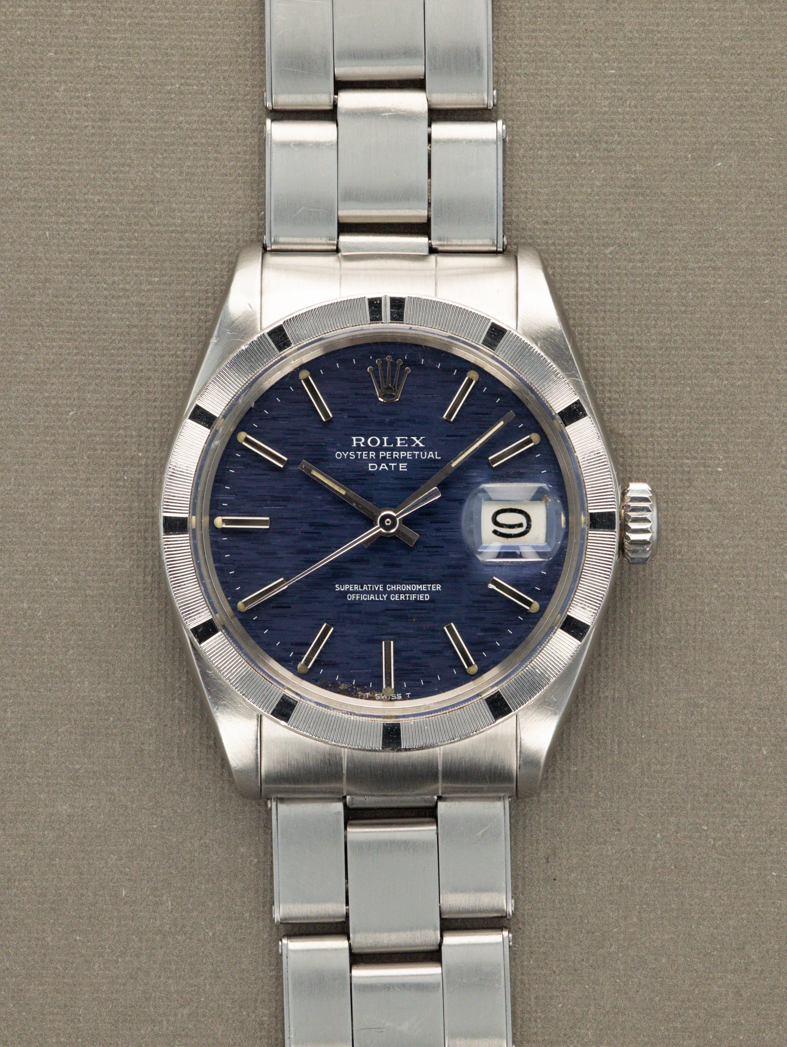 Rolex Oyster Perpetual Date Ref. 1501 - Blue 'Mosaic' Dial