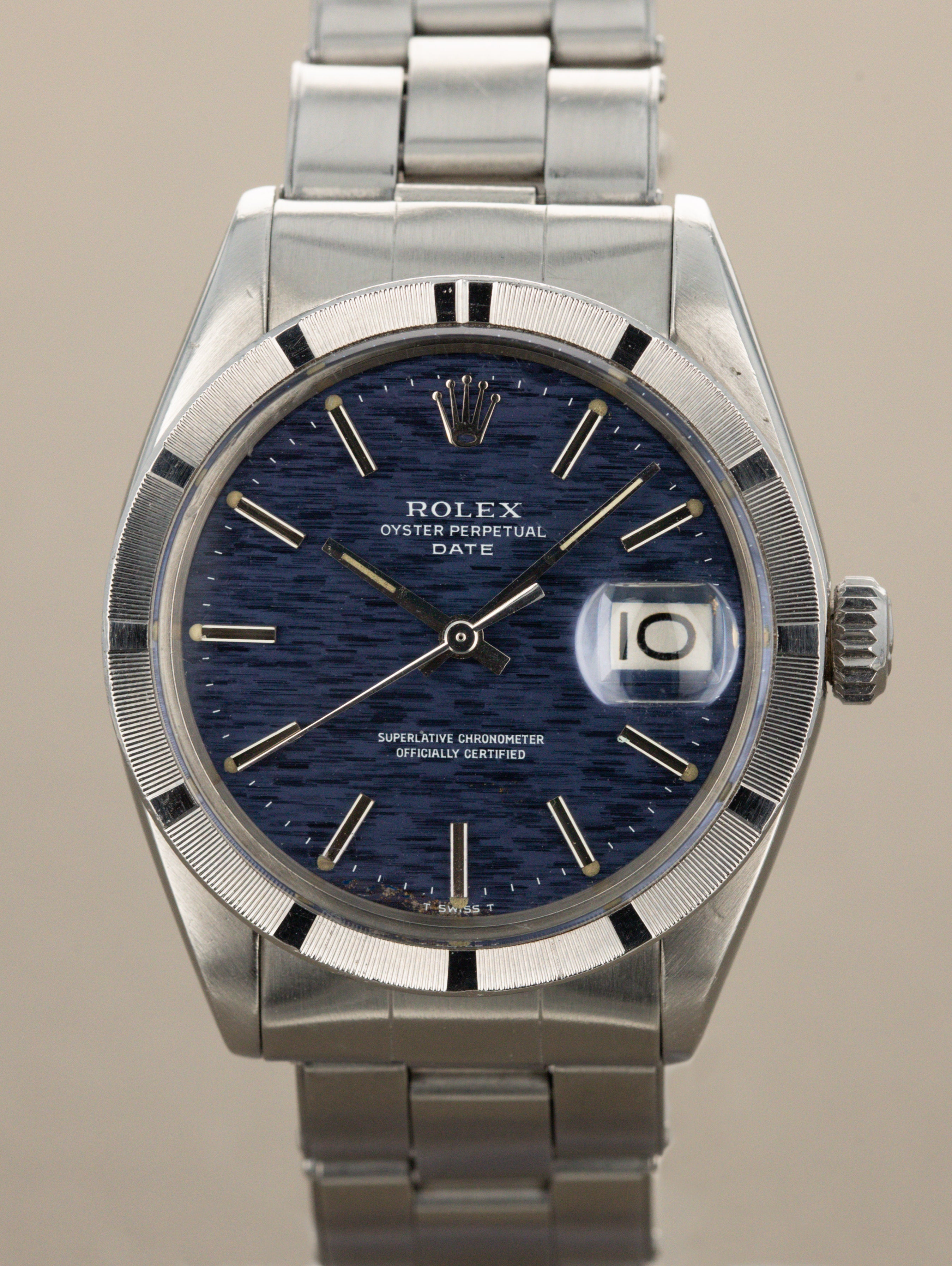 Rolex Oyster Perpetual Date Ref. 1501 - Blue 'Mosaic' Dial