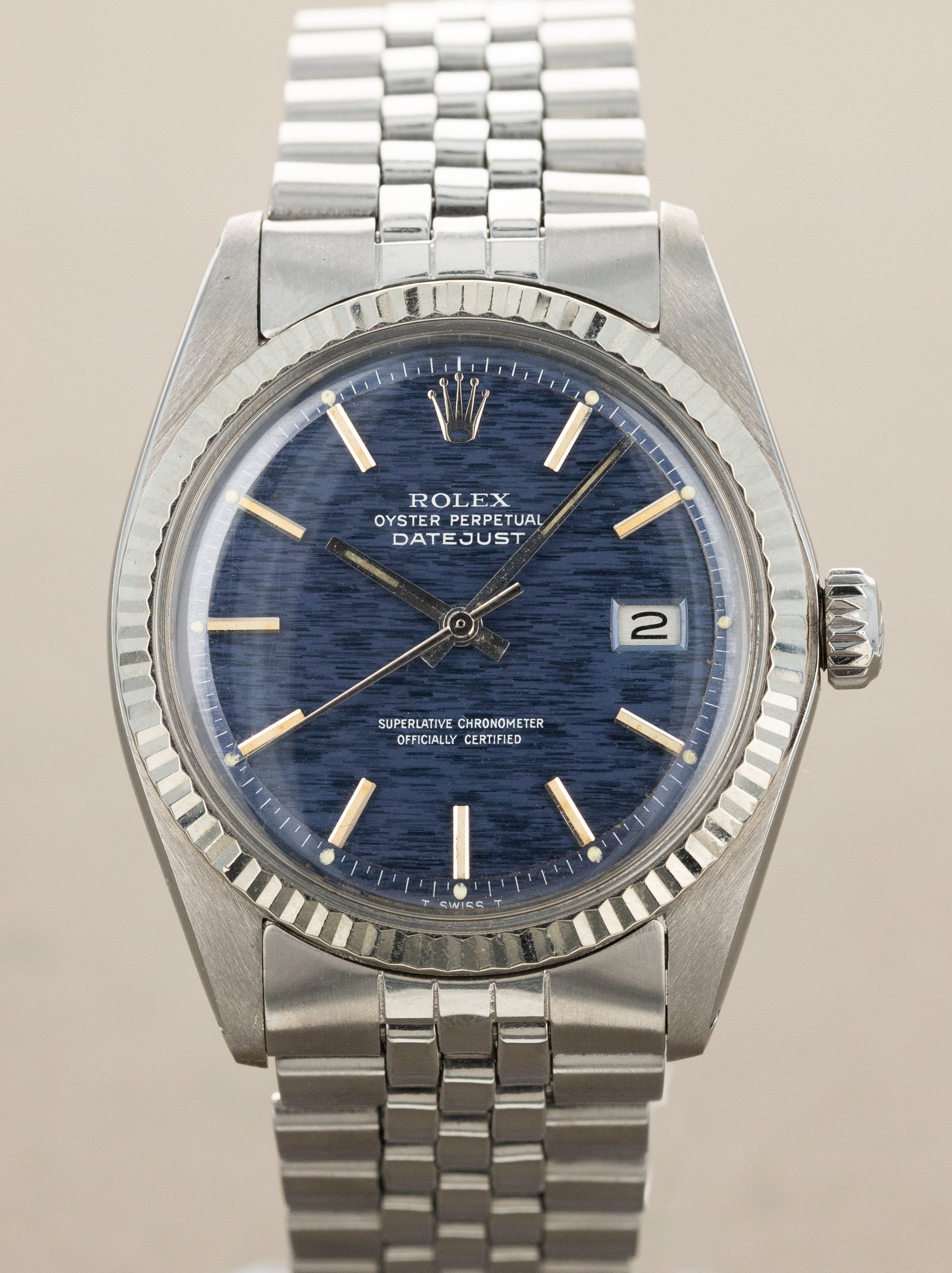 Rolex Datejust Ref. 1601 - Blue 'Mosaic' Dial