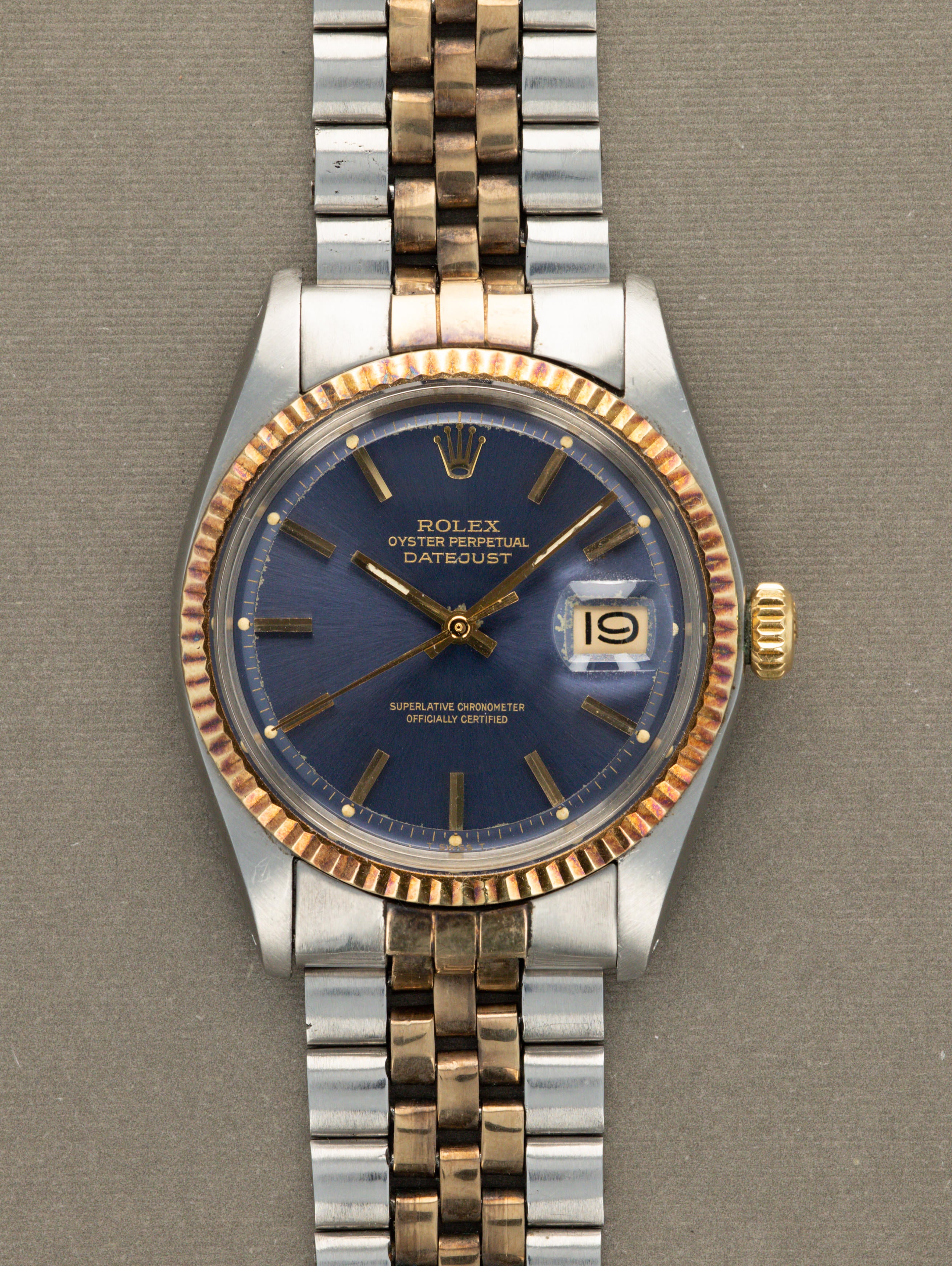 Rolex Datejust Ref. 1601 - Two-Tone Blue Dial