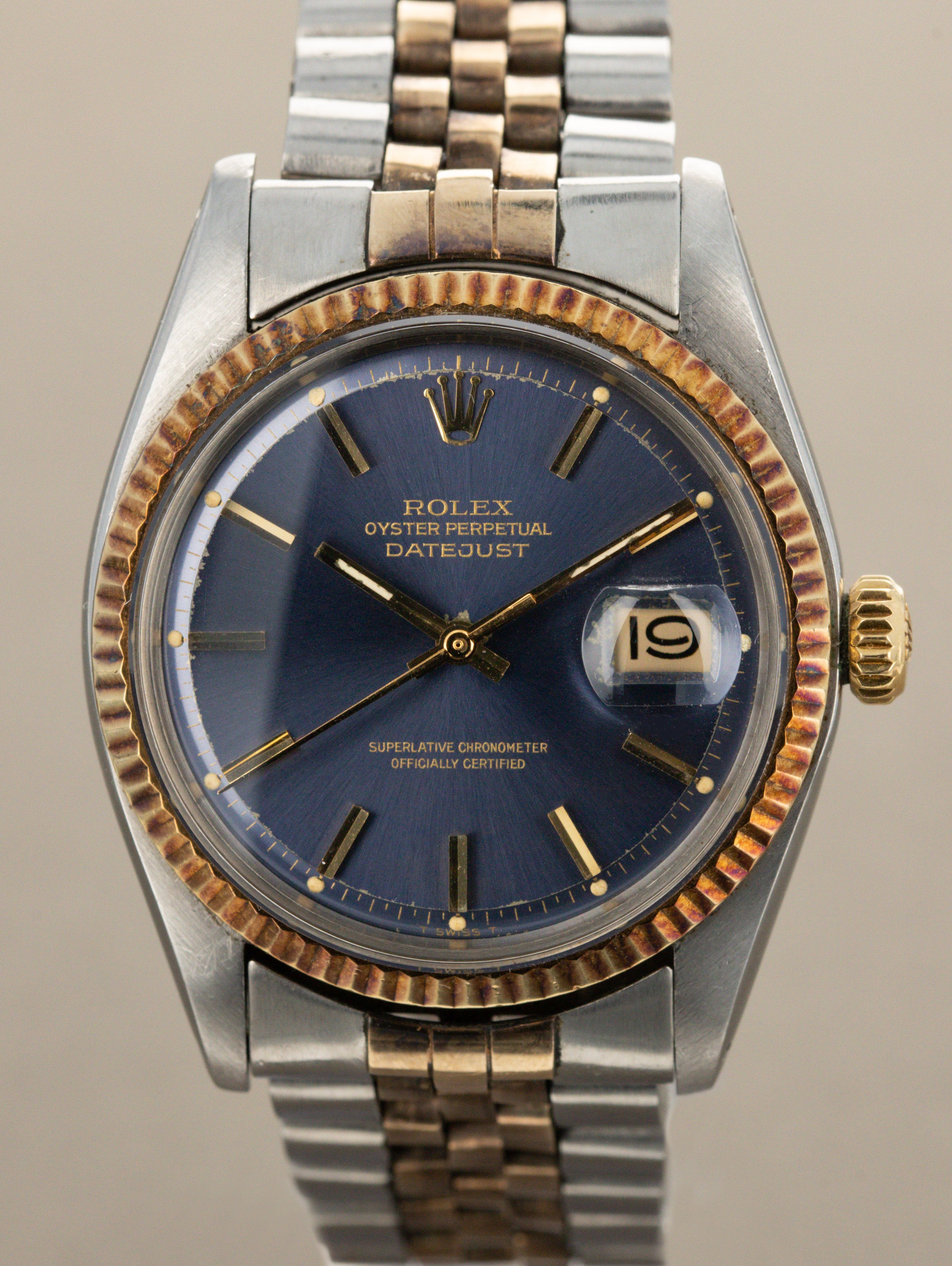 Rolex Datejust Ref. 1601 - Two-Tone Blue Dial