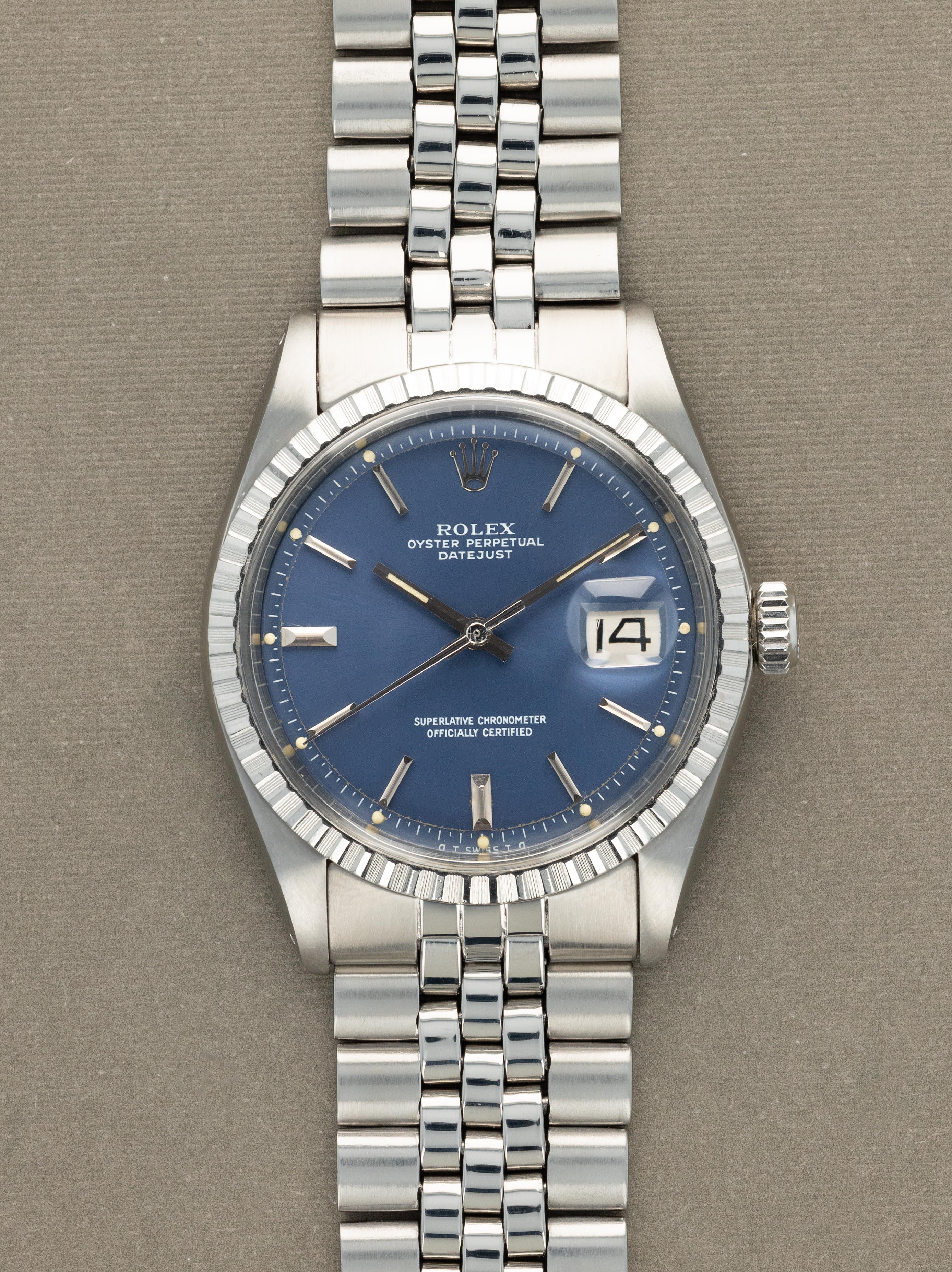 Rolex Datejust Ref. 1603 - Satin Blue 'Sigma' Dial