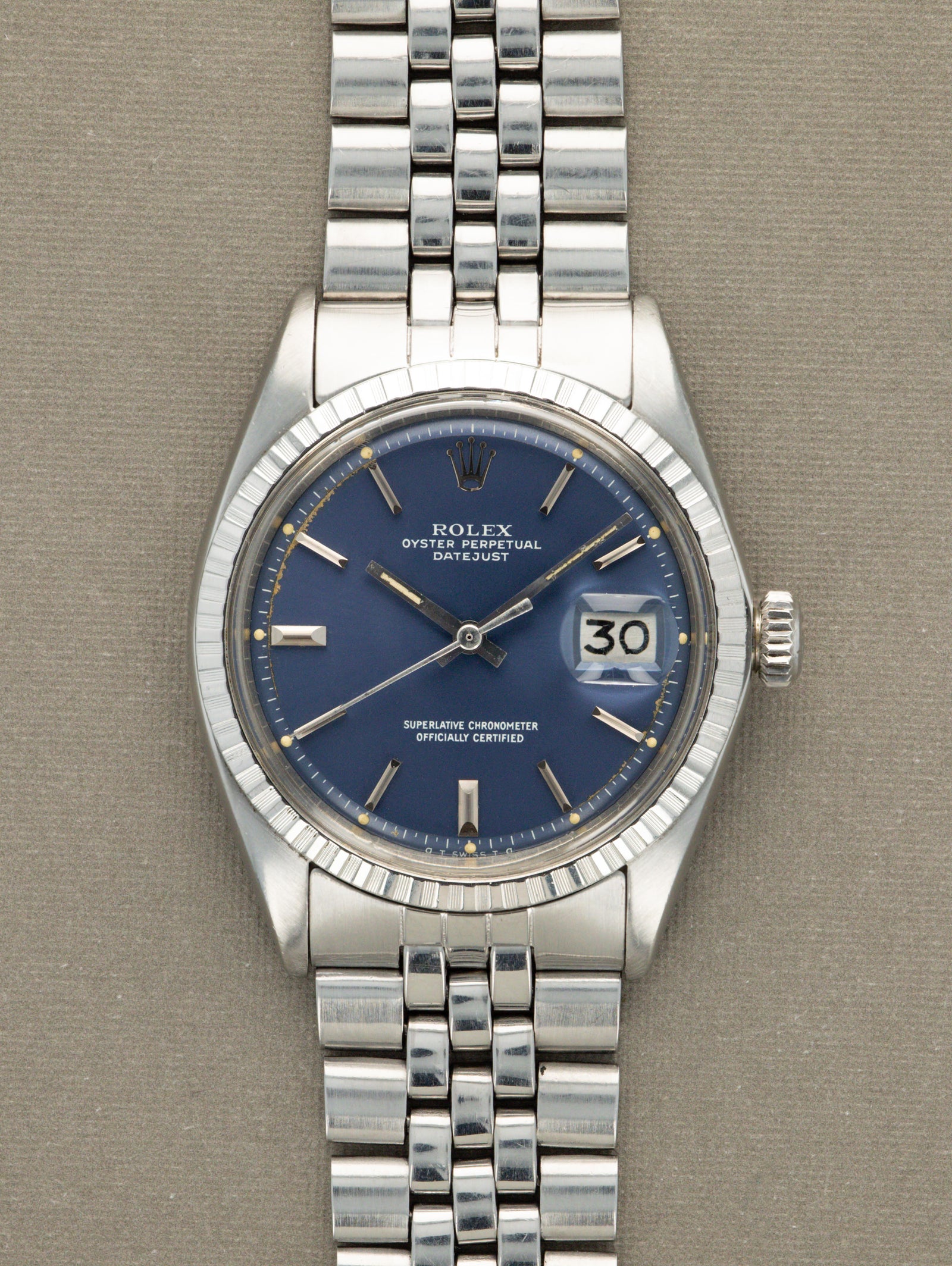 Rolex Datejust Ref. 1603 - Satin Blue 'Sigma' Dial
