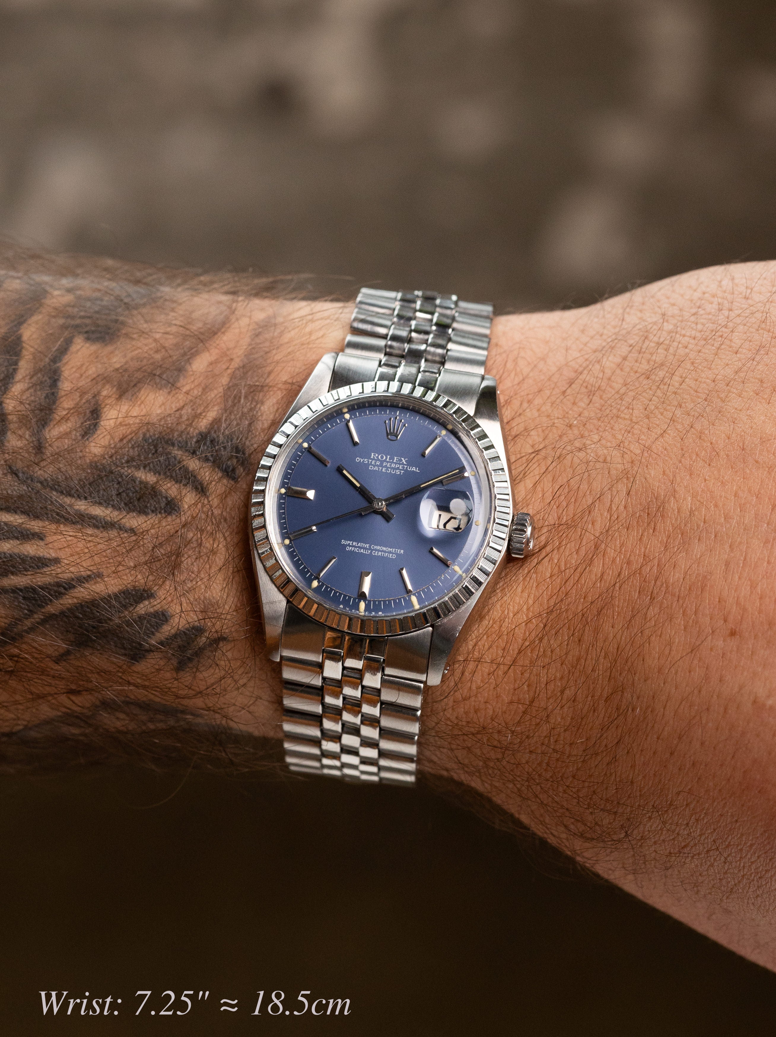 Rolex Datejust Ref. 1603 - Satin Blue 'Sigma' Dial