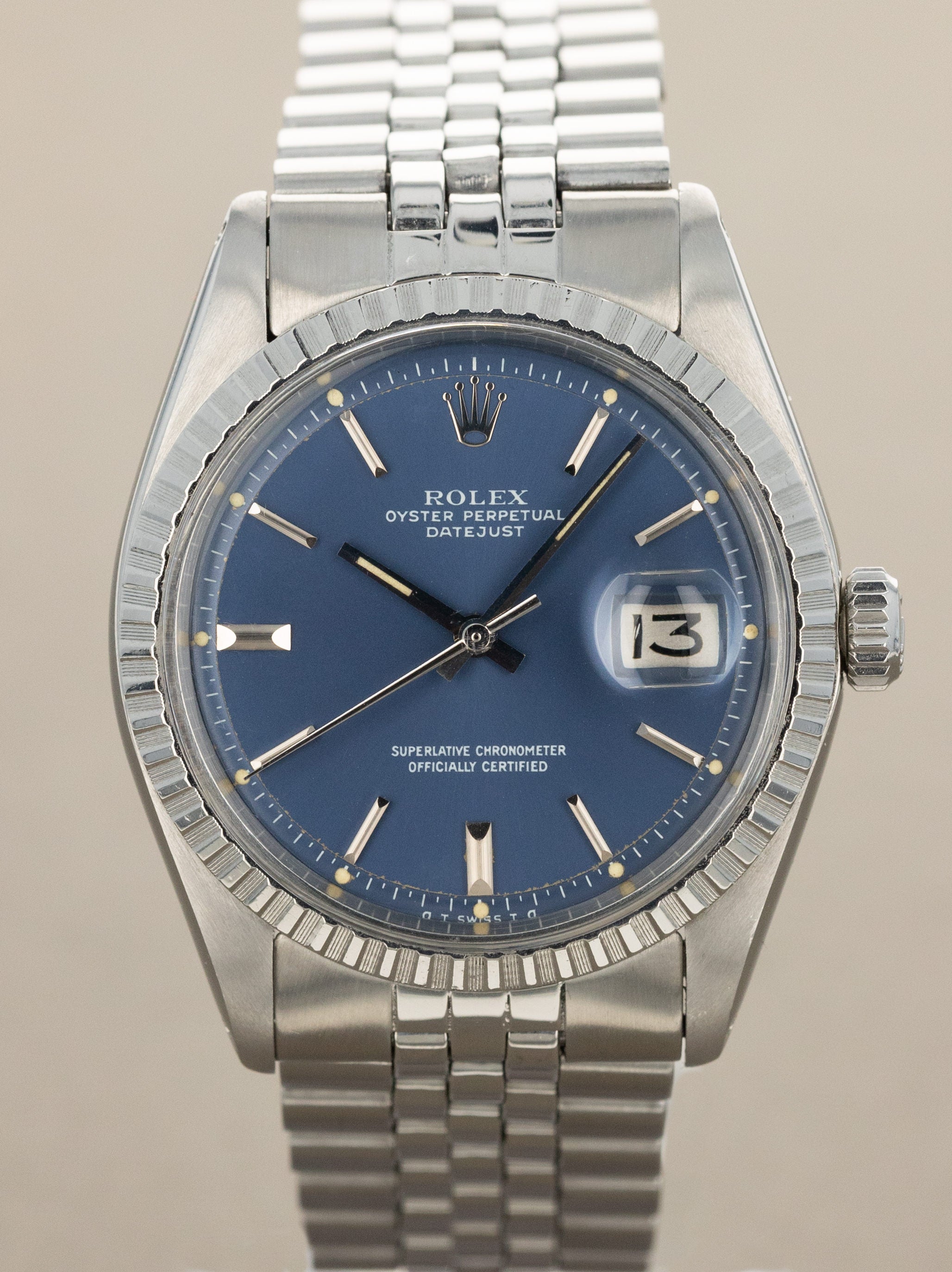 Rolex Datejust Ref. 1603 - Satin Blue 'Sigma' Dial