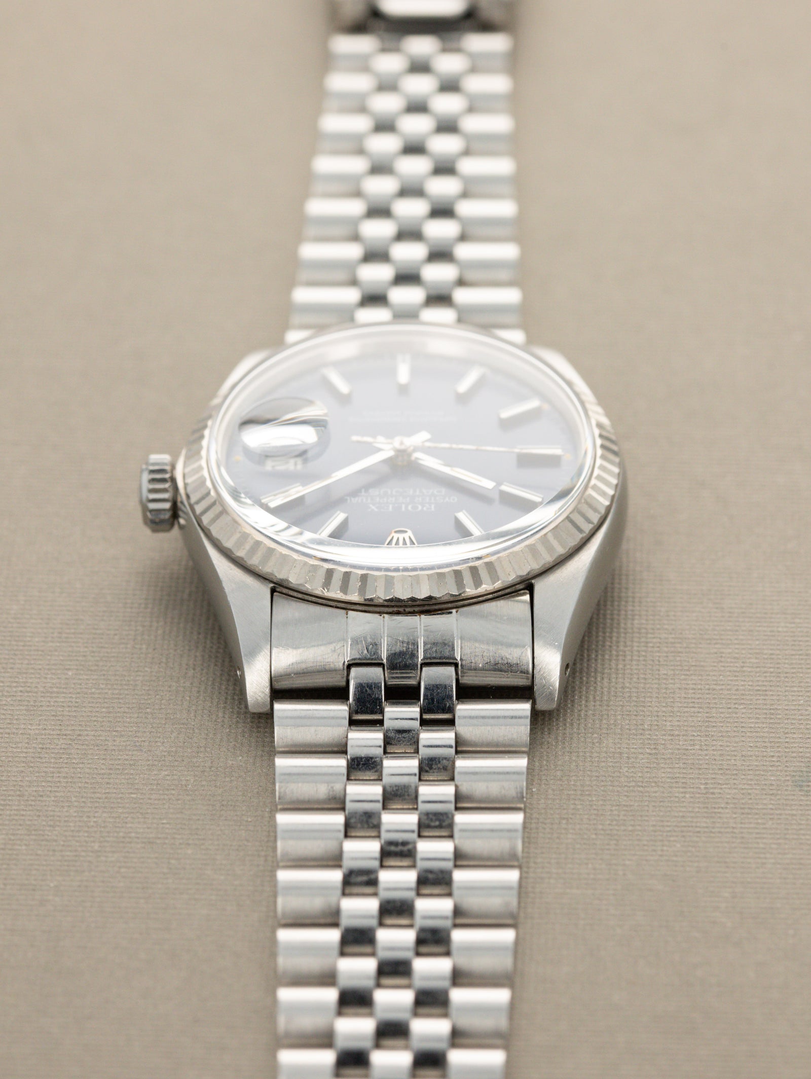 Rolex Datejust Ref. 16014 - Blue 'Satin' Dial Unpolished