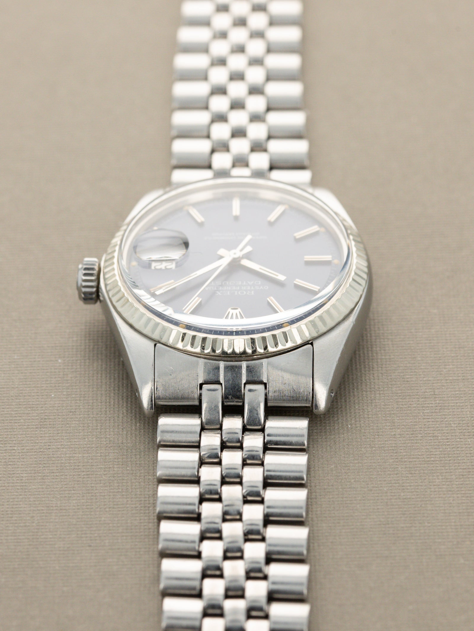 Rolex Datejust Ref. 1601 - Blue 'Satin' Dial