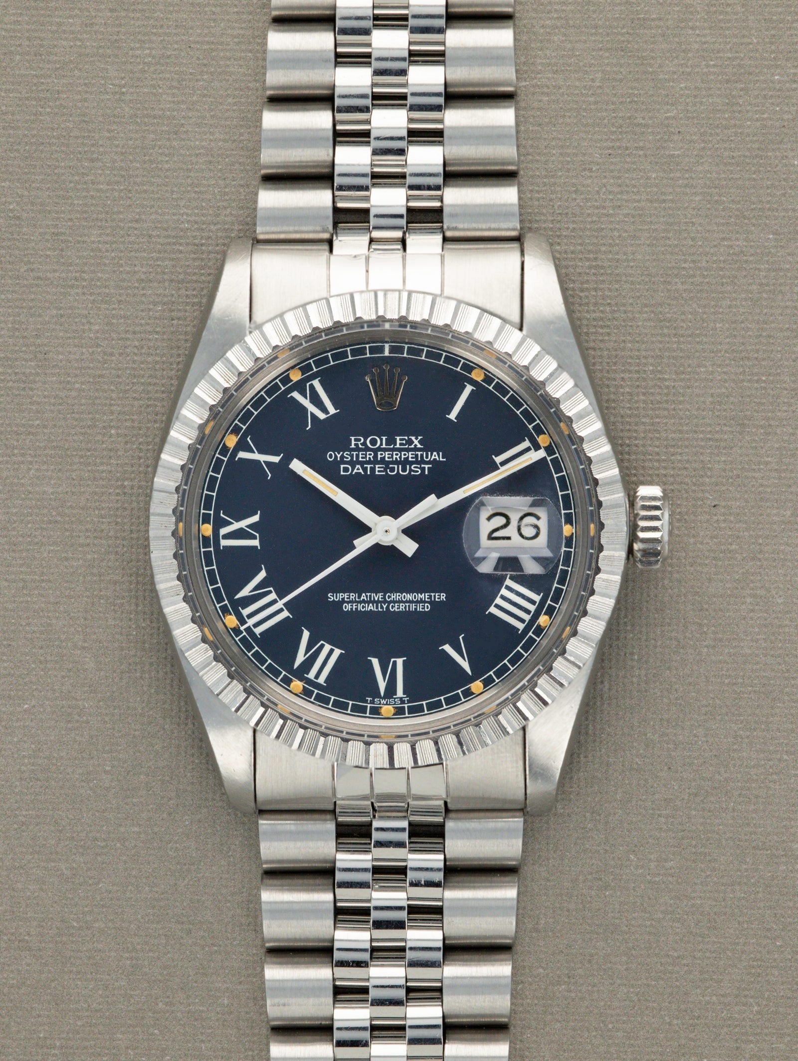 Rolex Datejust Ref 16030 - 'Buckley' Dial, Full Set