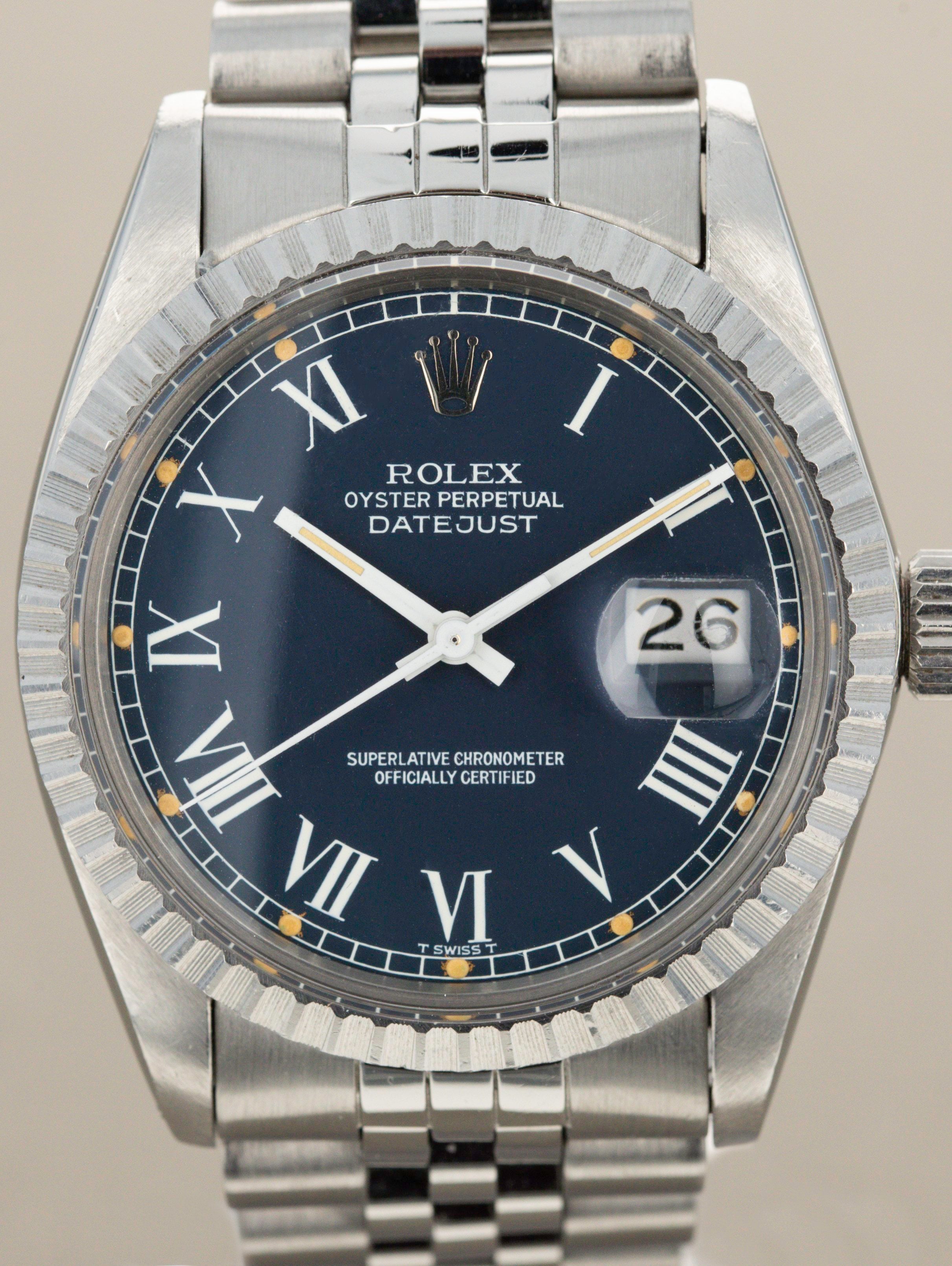 Rolex Datejust Ref 16030 - 'Buckley' Dial, Full Set