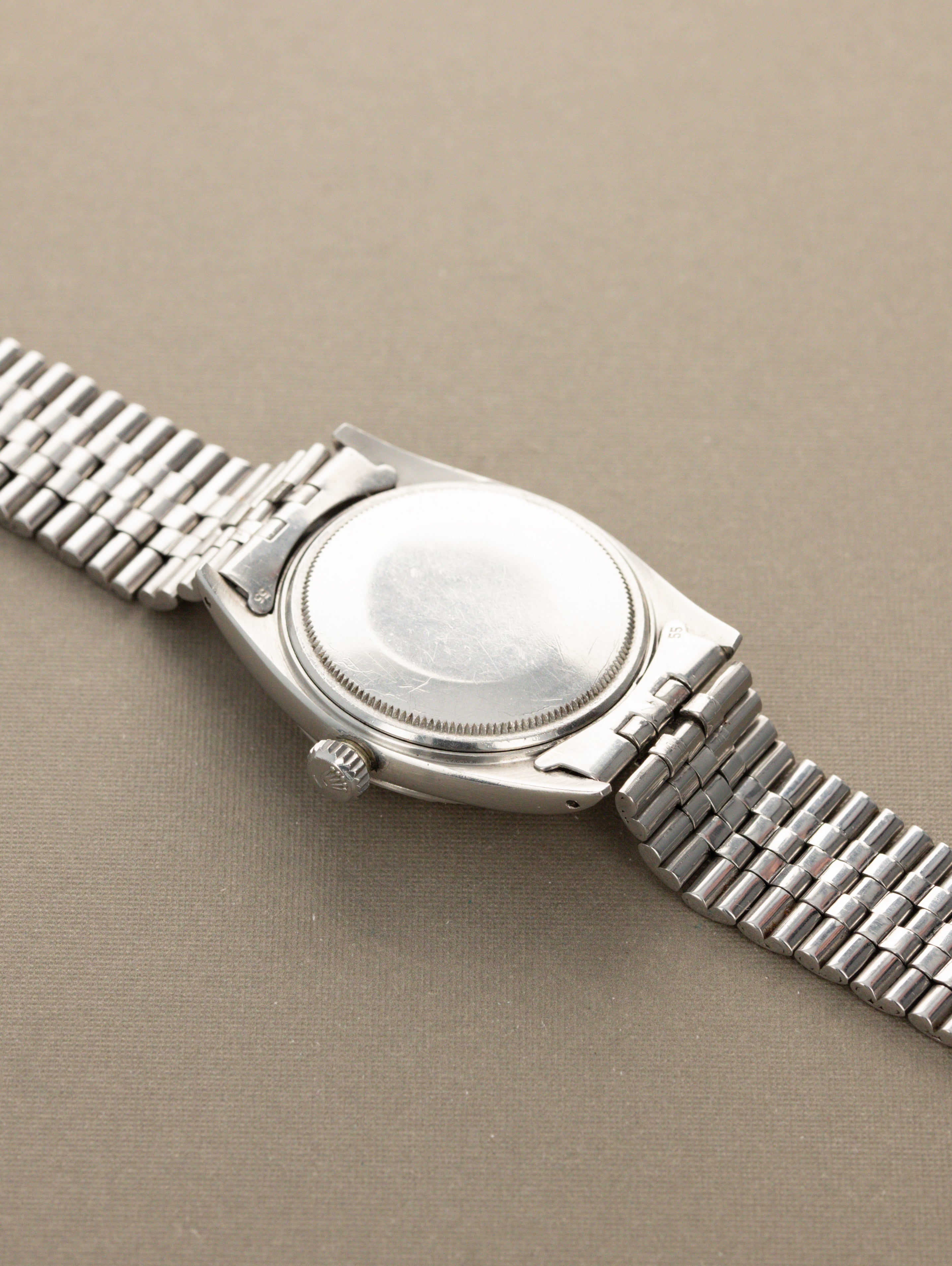 Rolex Datejust Ref. 1603 'Bamboo' - Sunburst Silver Patina Dial