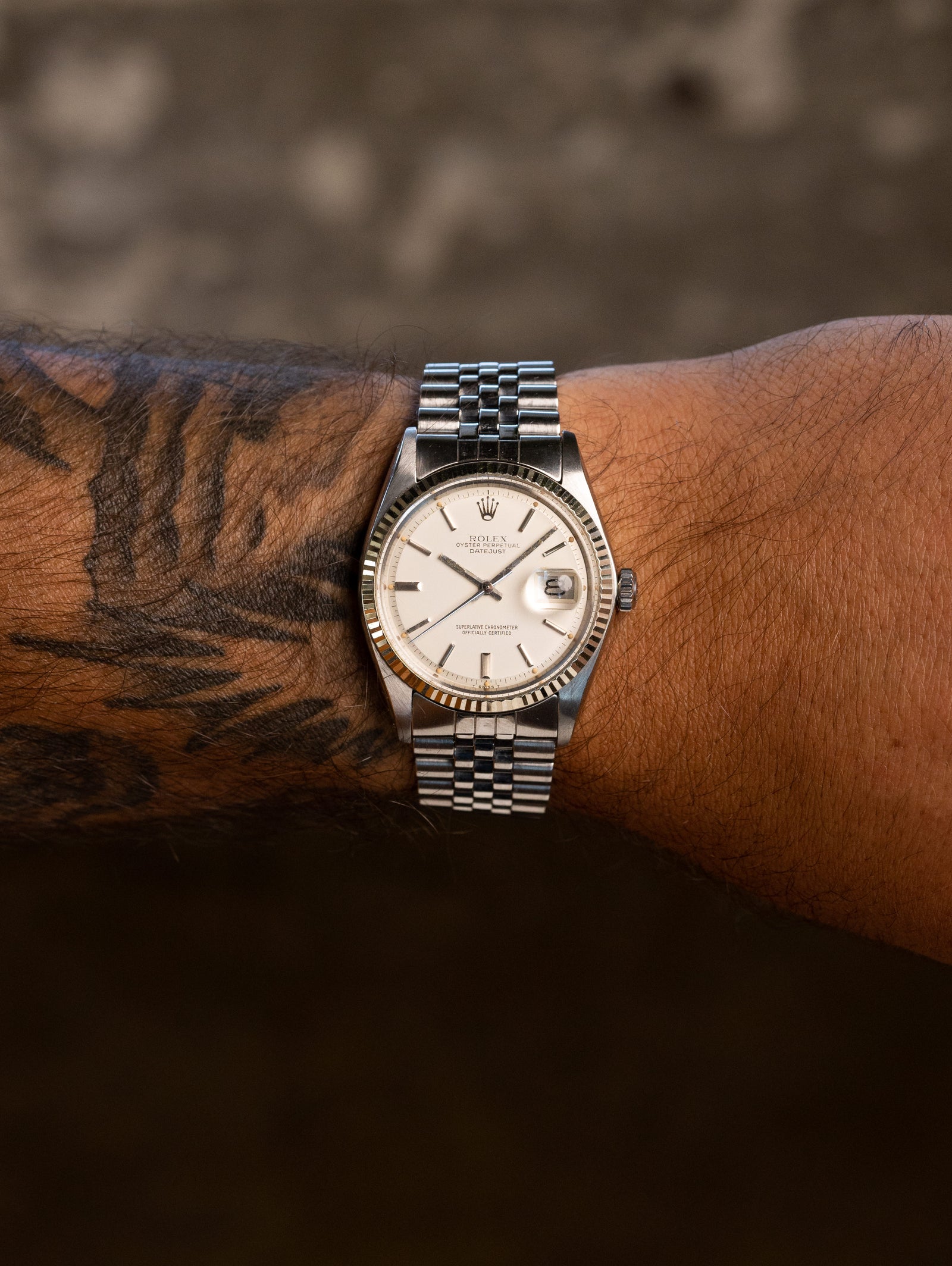 Rolex Datejust Ref. 1601 - Satin Silver Dial Unpolished