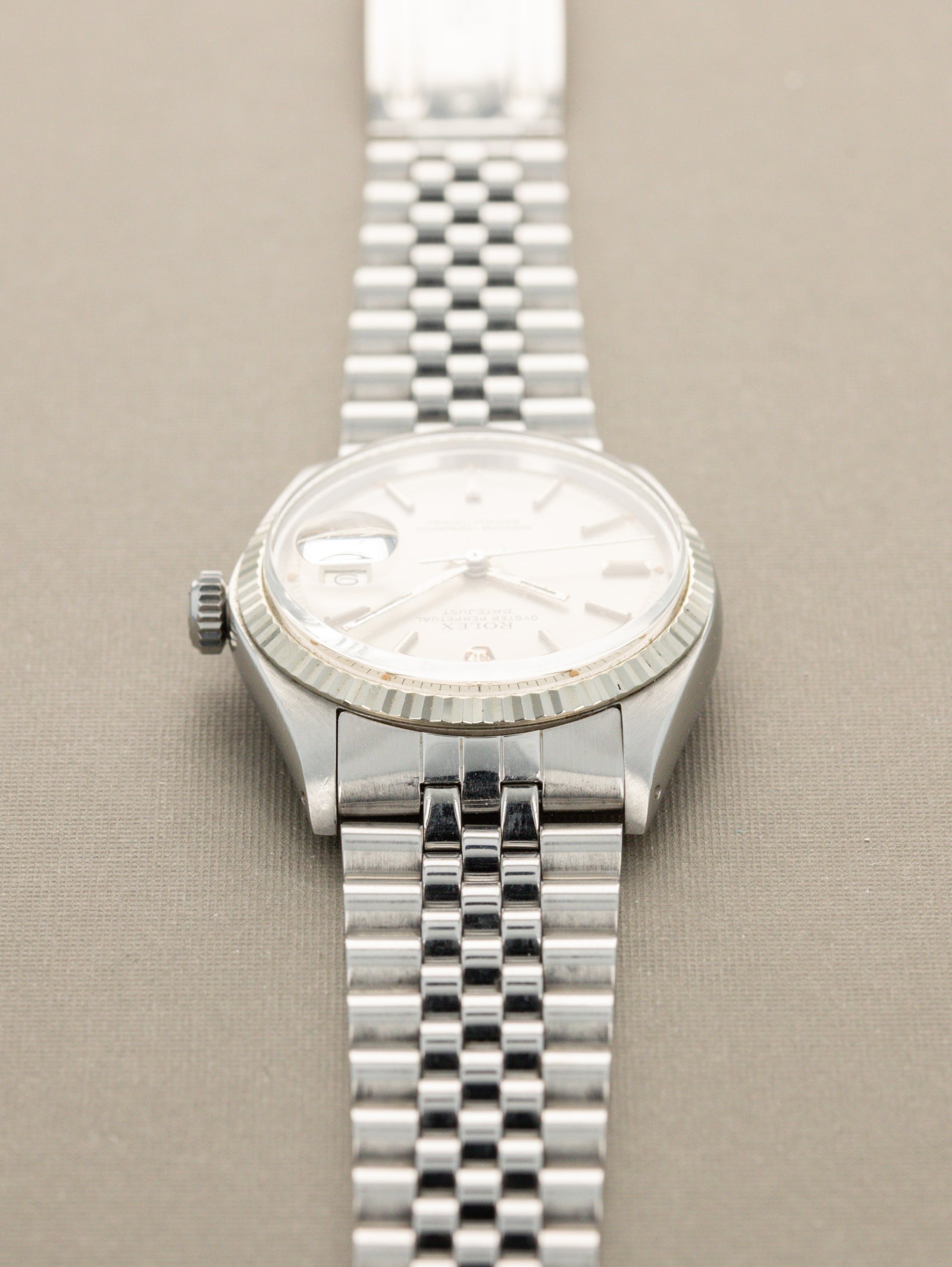 Rolex Datejust Ref. 1601 - Satin Silver Dial Unpolished