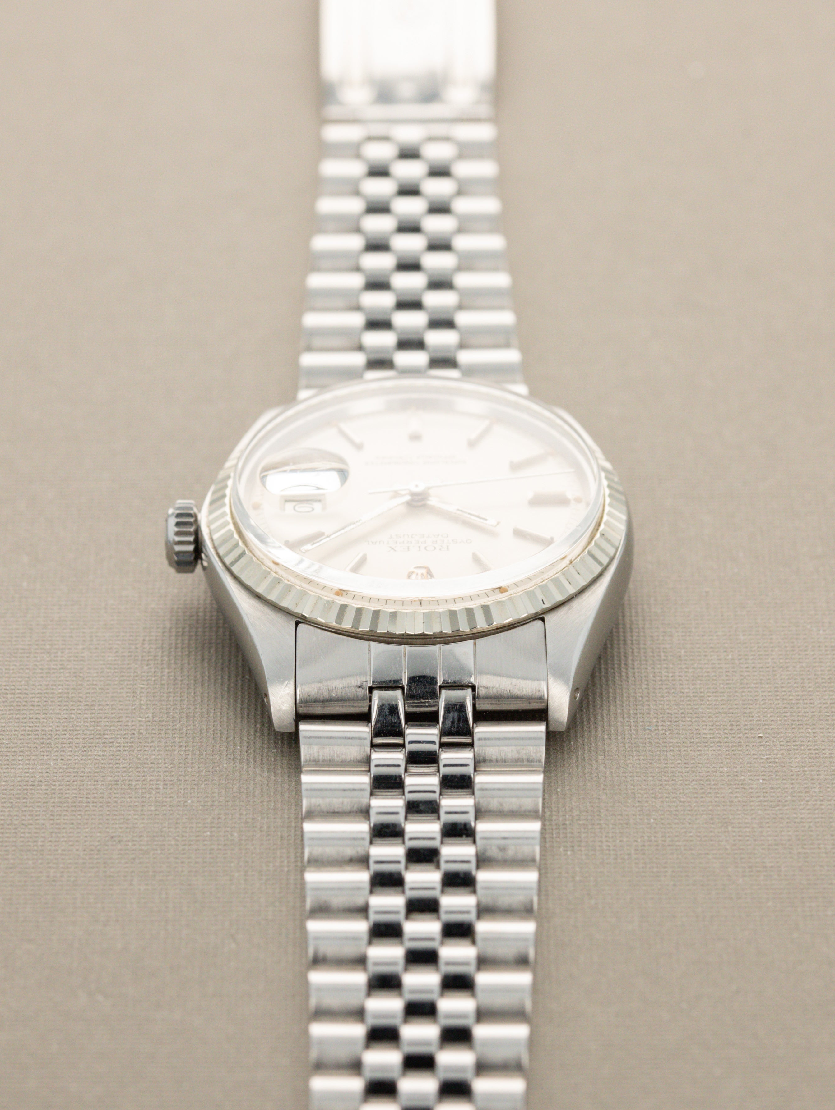 Rolex Datejust Ref. 1601 - Satin Silver Dial Unpolished