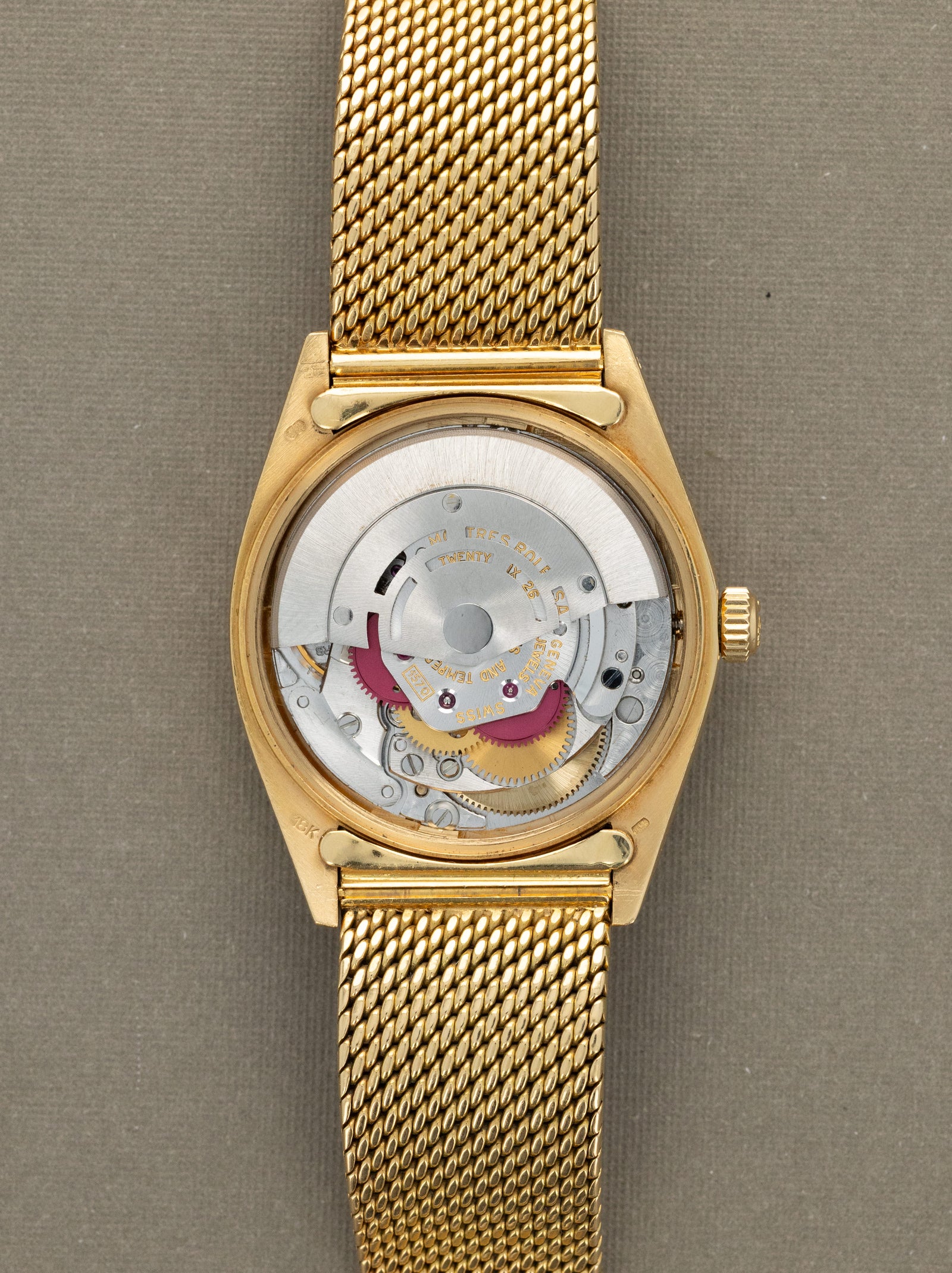 Rolex Oyster Perpetual Ref. 1514 'Décor Moiré' - Satin Champagne Dial W/ Extensive Documentation