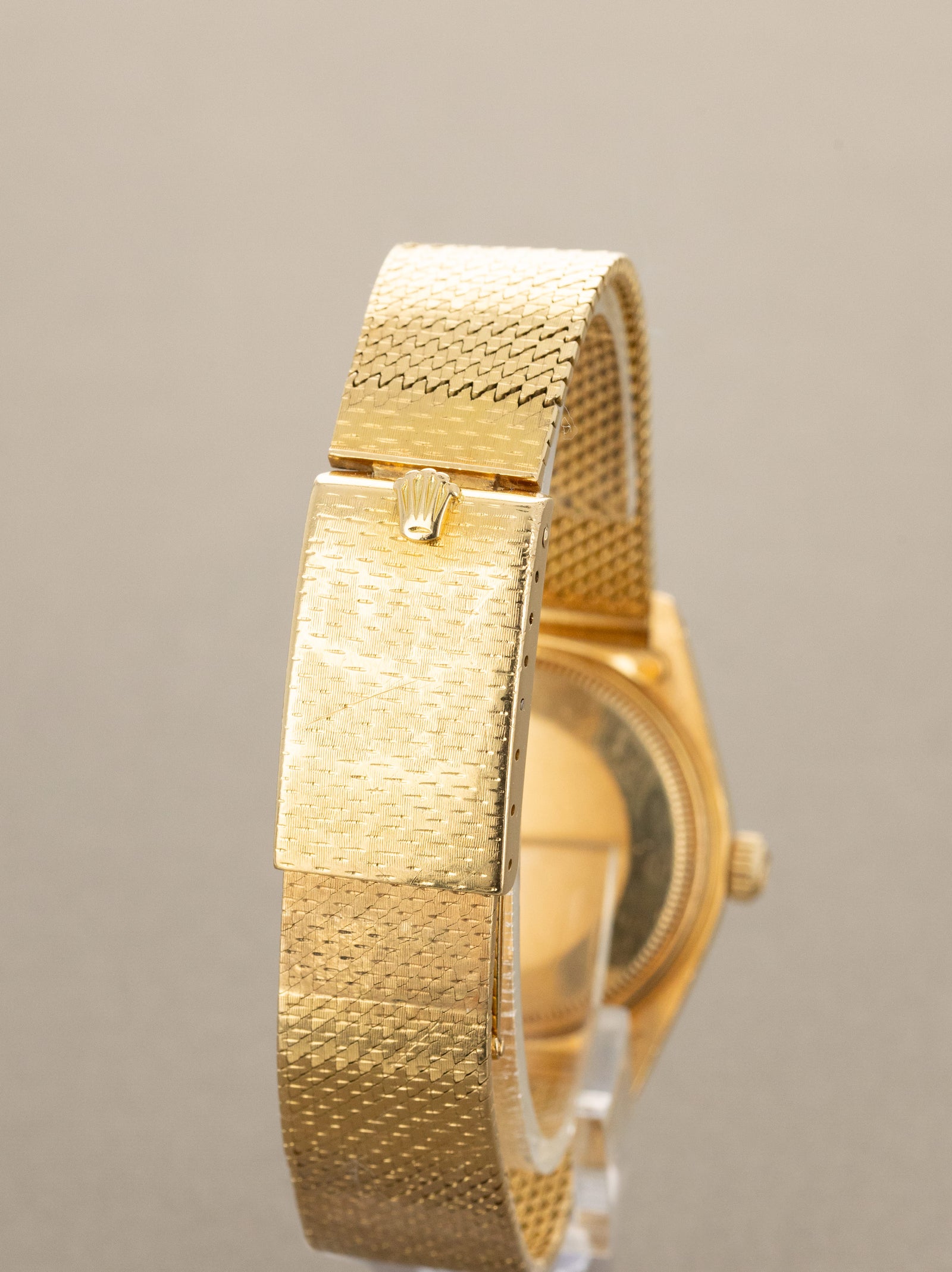 Rolex Oyster Perpetual Ref. 1514 'Décor Moiré' - Satin Champagne Dial W/ Extensive Documentation