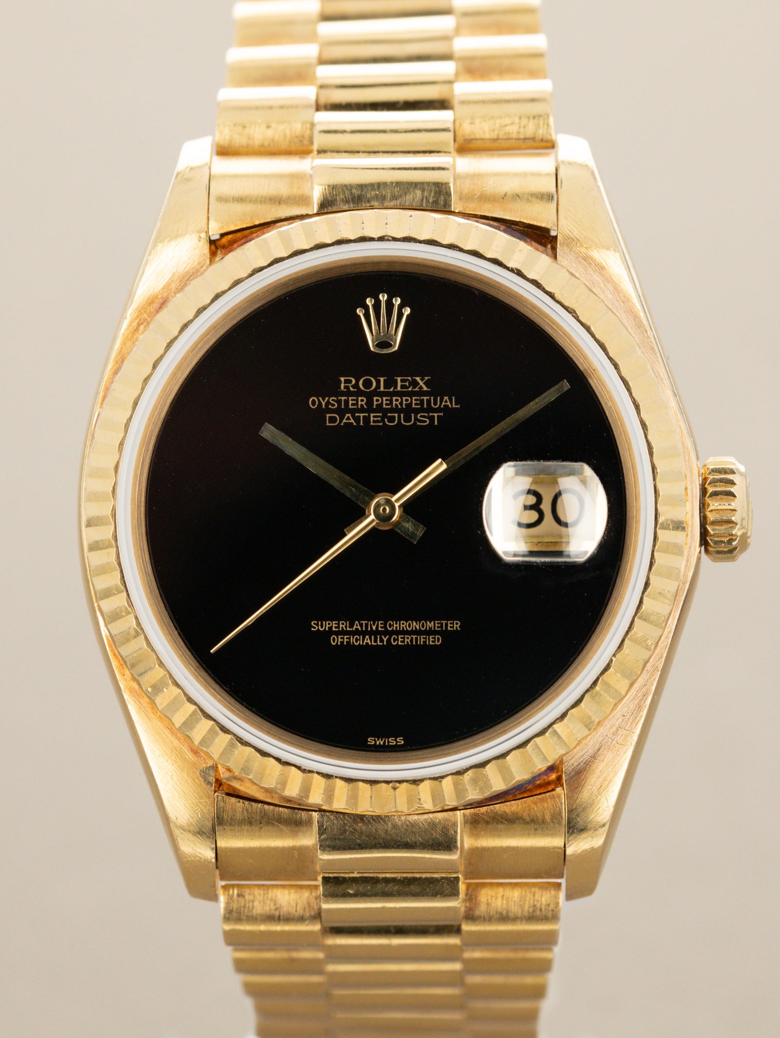 Rolex Datejust Ref. 16018 - 'Onyx' Stone Dial