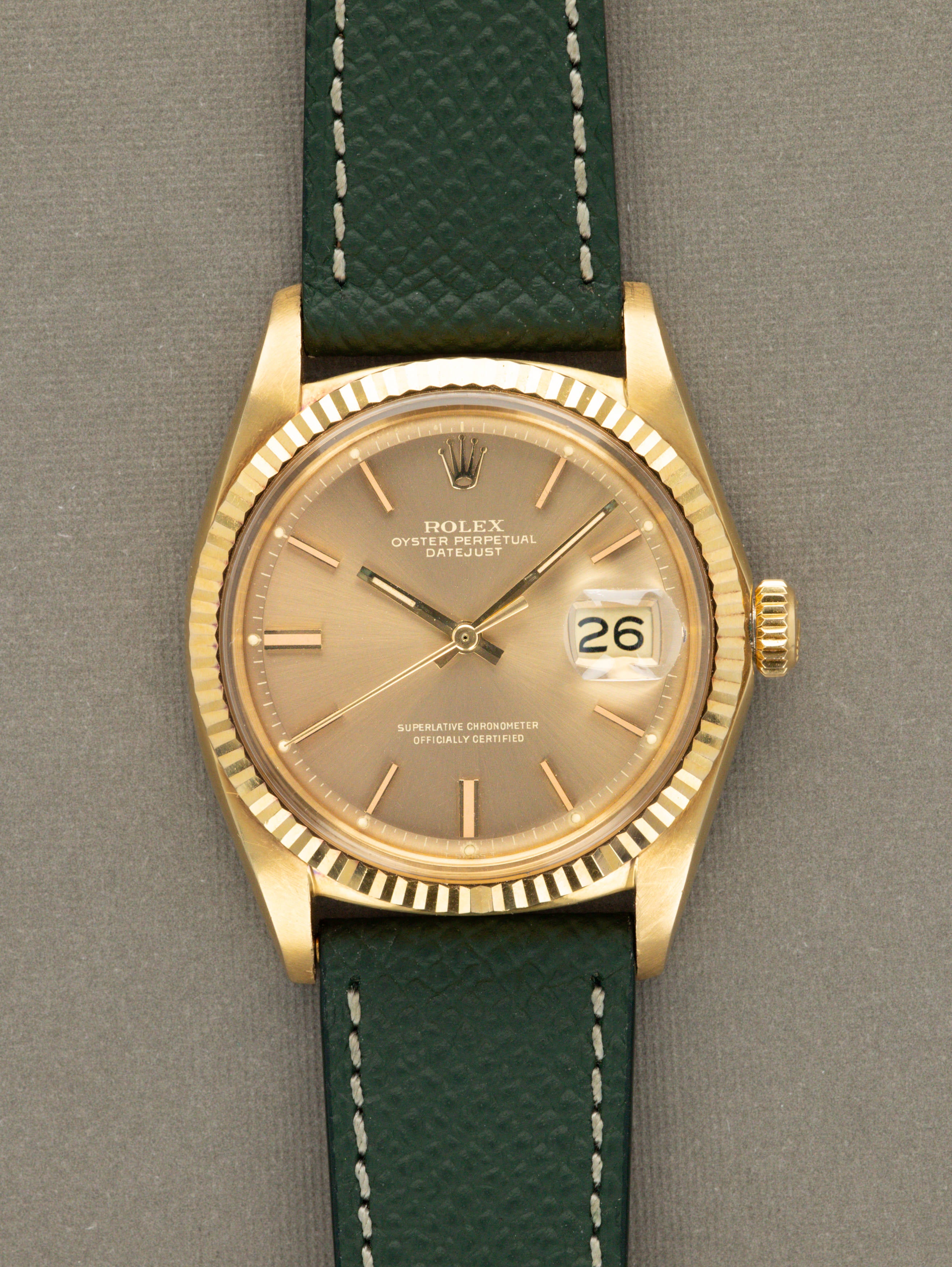 Rolex Datejust Ref. 1601/8 - 'Havana' Sunburst Dial W/ Papers & Booklet