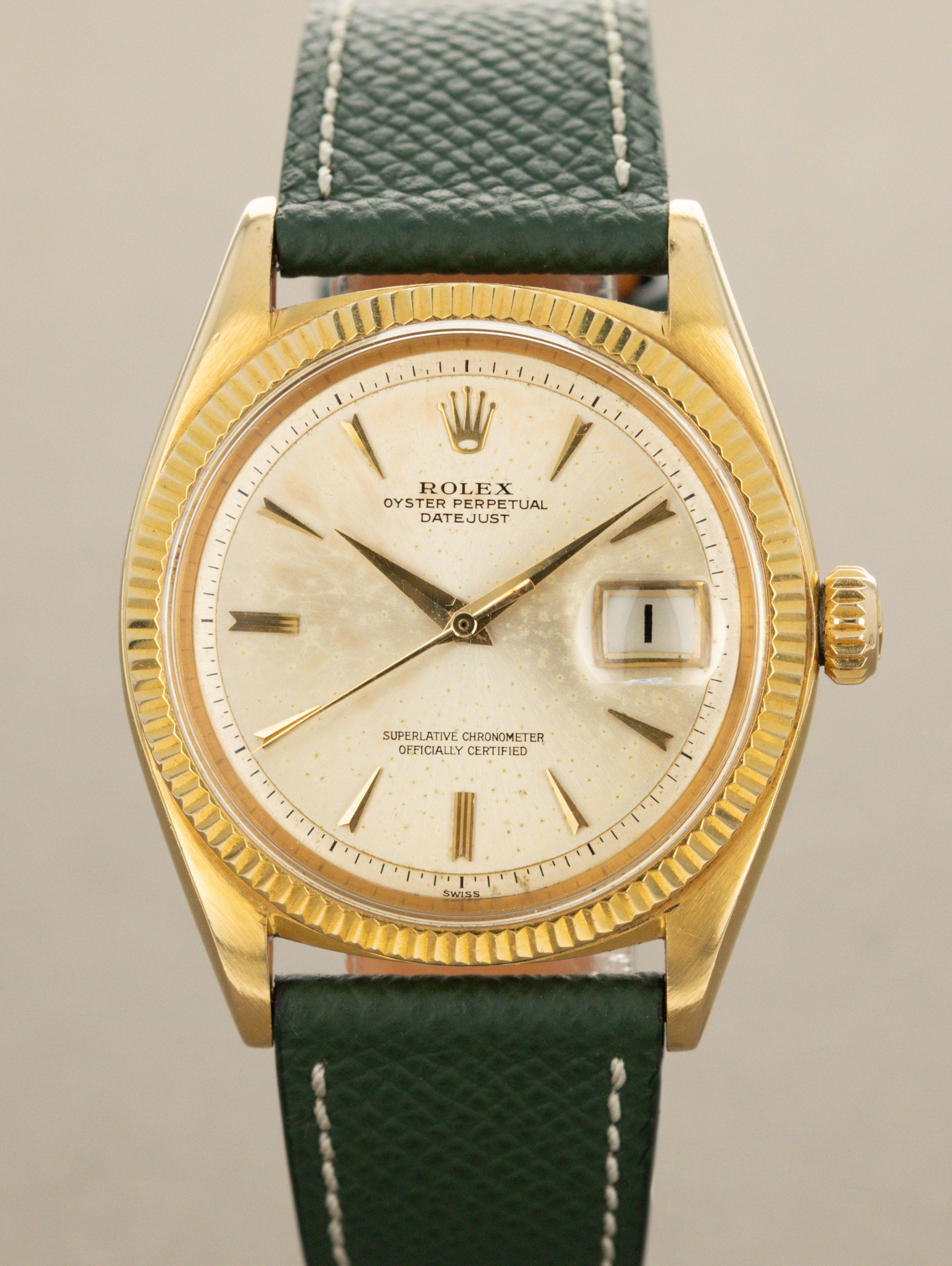 Rolex Datejust Ref. 1601/8 - Early Non-Luminous Silver Dial w/ Patina