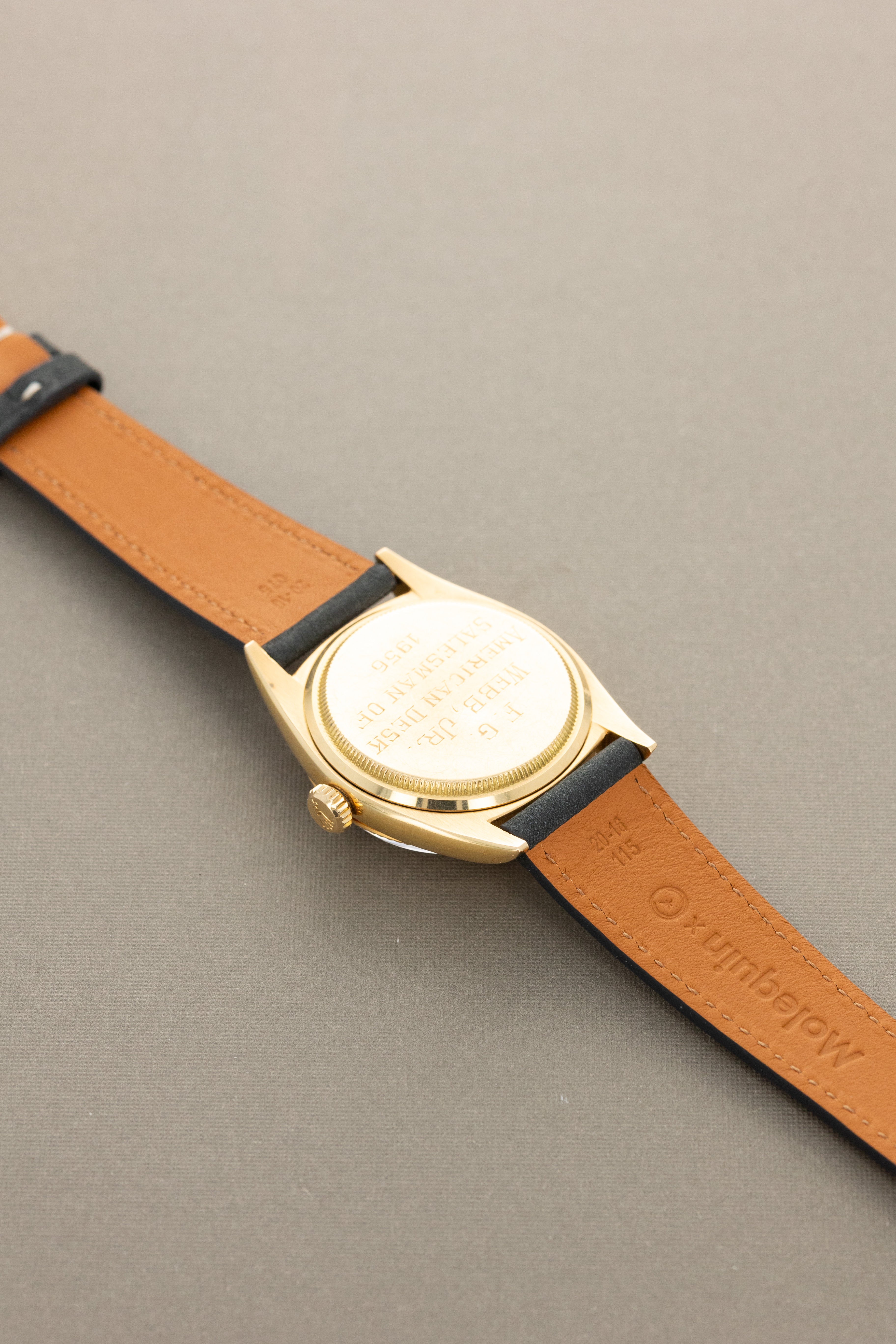 Rolex Datejust Ref. 6605 - Satin Champagne Dial