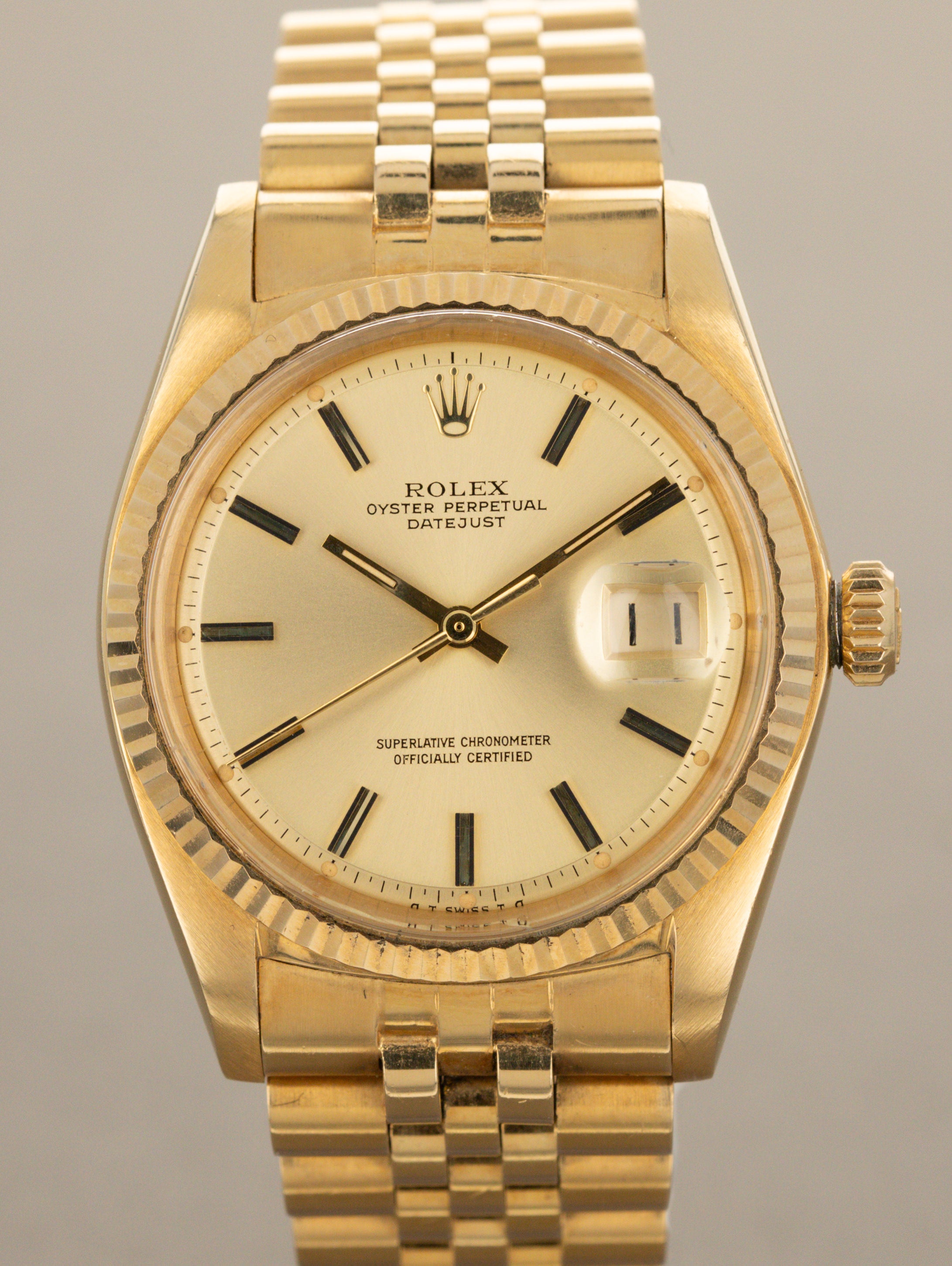 Rolex Datejust Ref. 1601/8 - Champagne 'Sigma' Dial w/ Provenance & Documentation