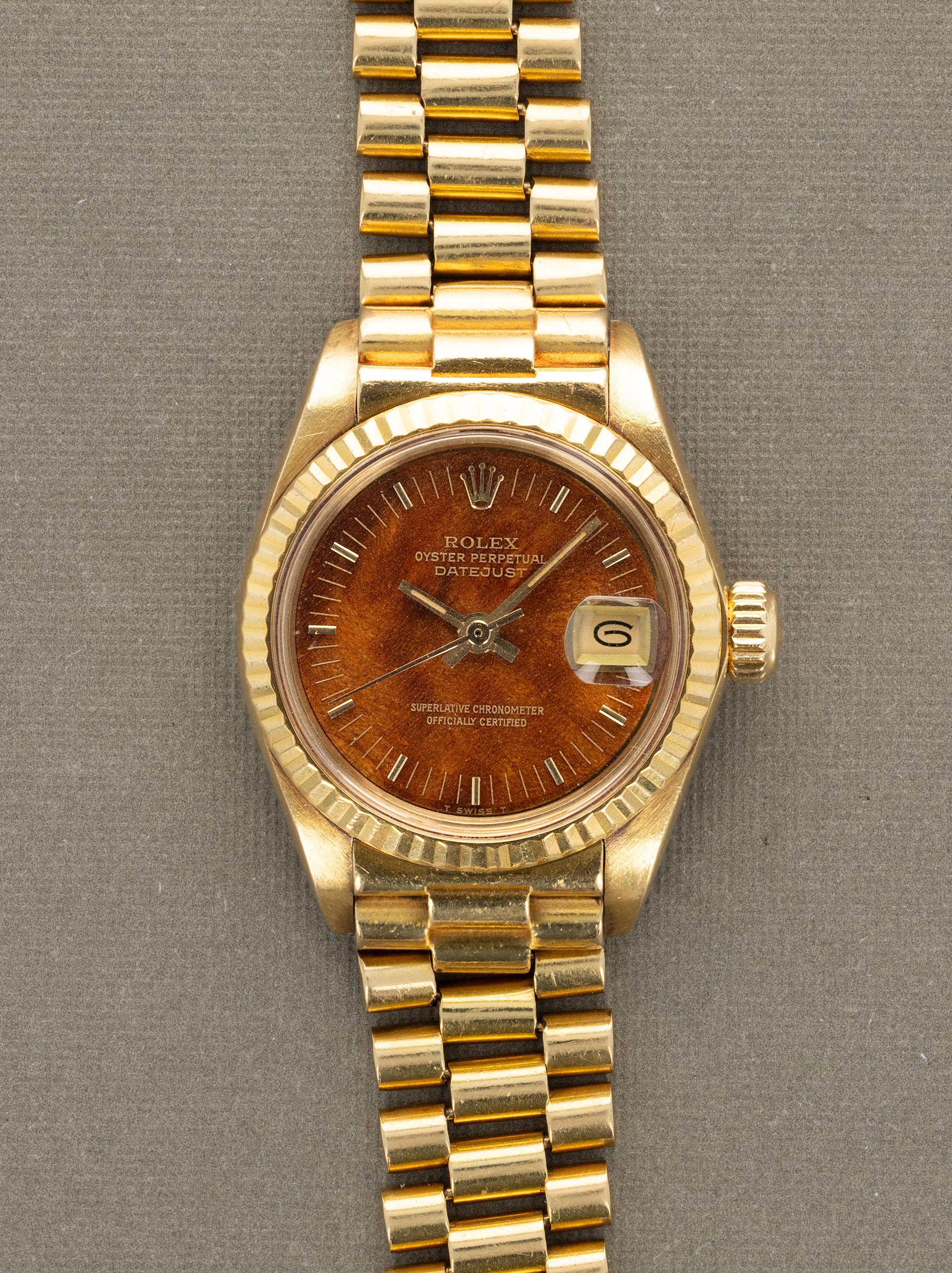 Rolex Lady Datejust Ref. 6917 - 'Burlwood' Dial Unpolished