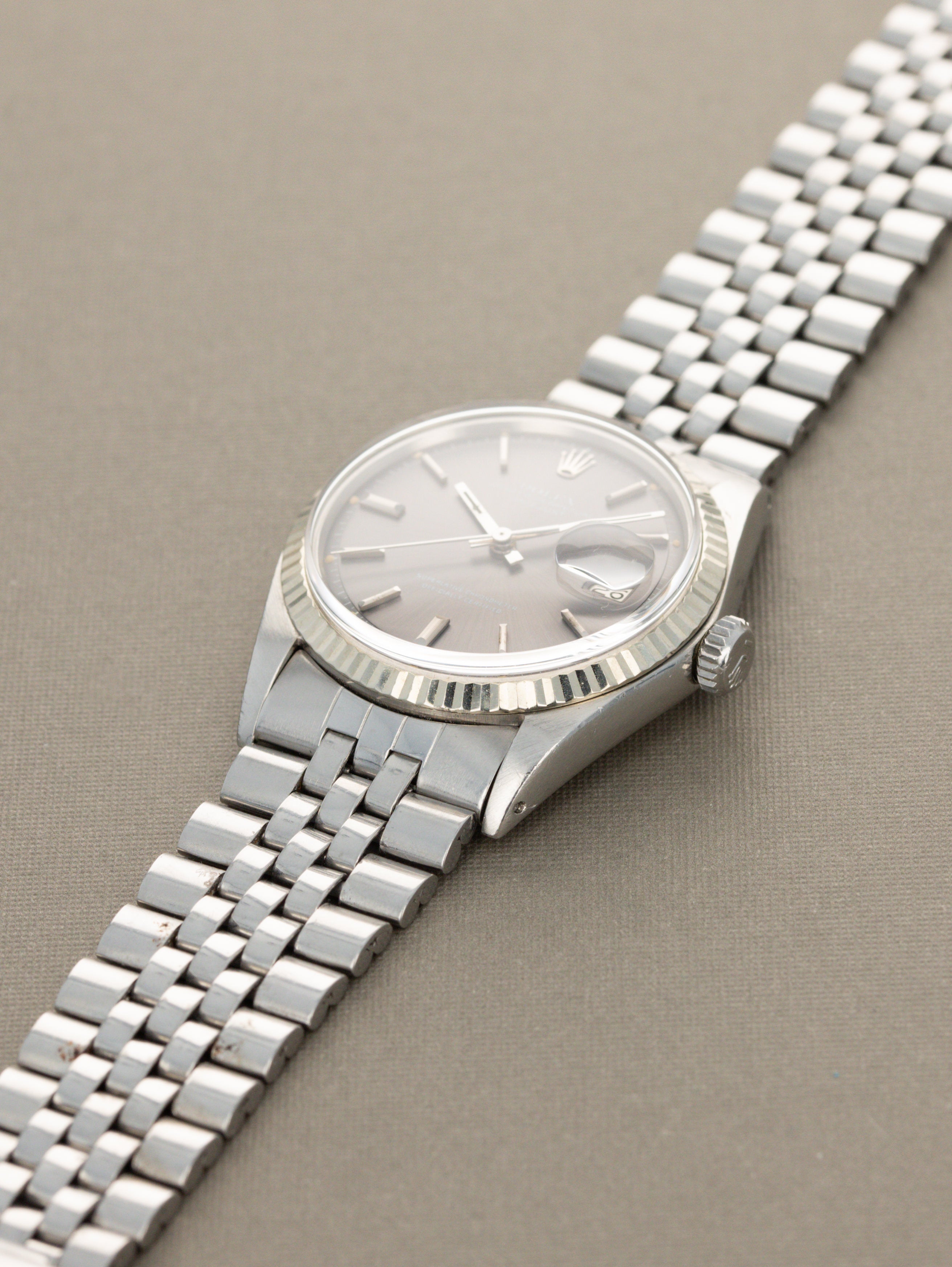 Rolex Datejust Ref. 1601 - Sunburst Grey Dial