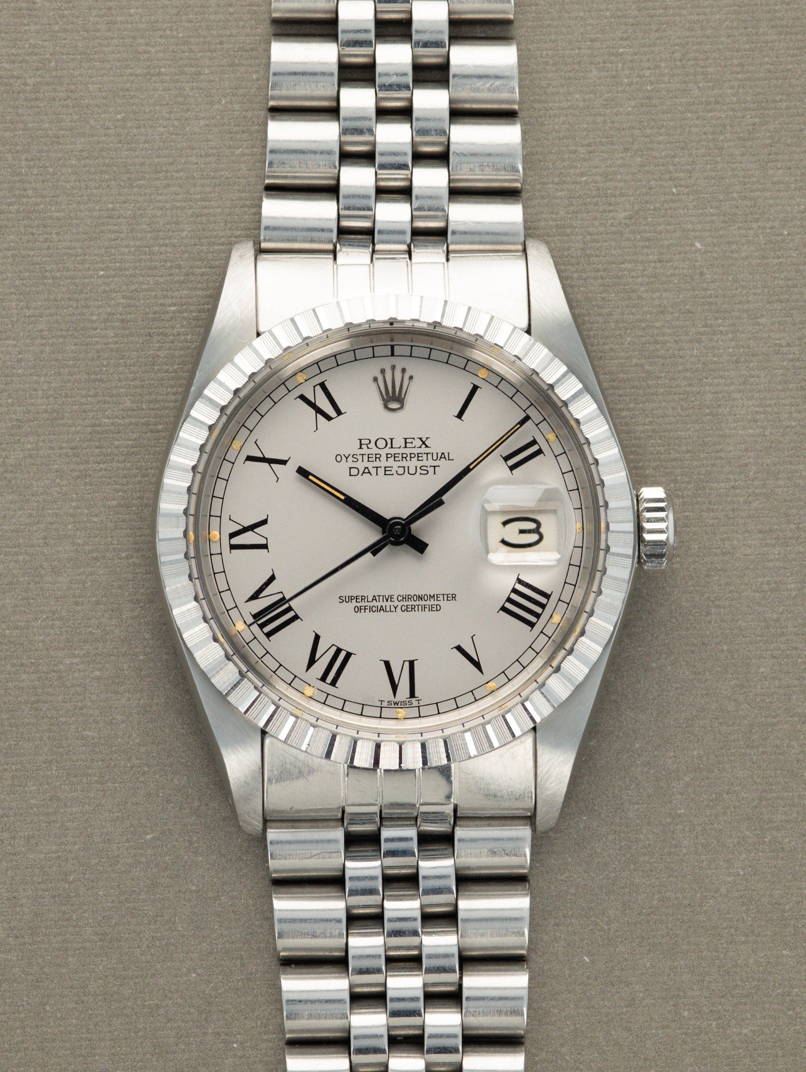 Rolex Datejust Ref. 16030 - Grey 'Buckley' Dial