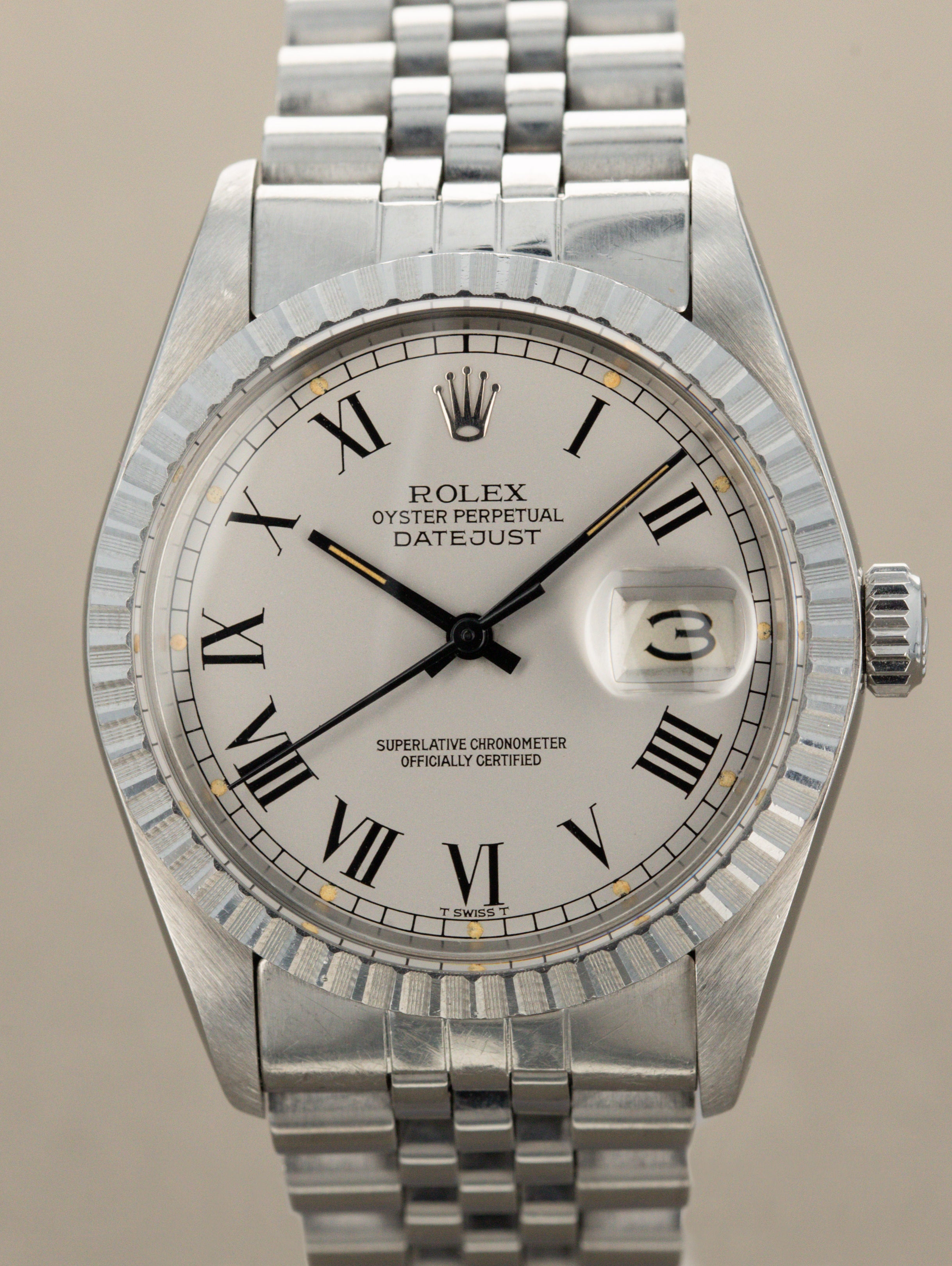 Rolex Datejust Ref. 16030 - Grey 'Buckley' Dial