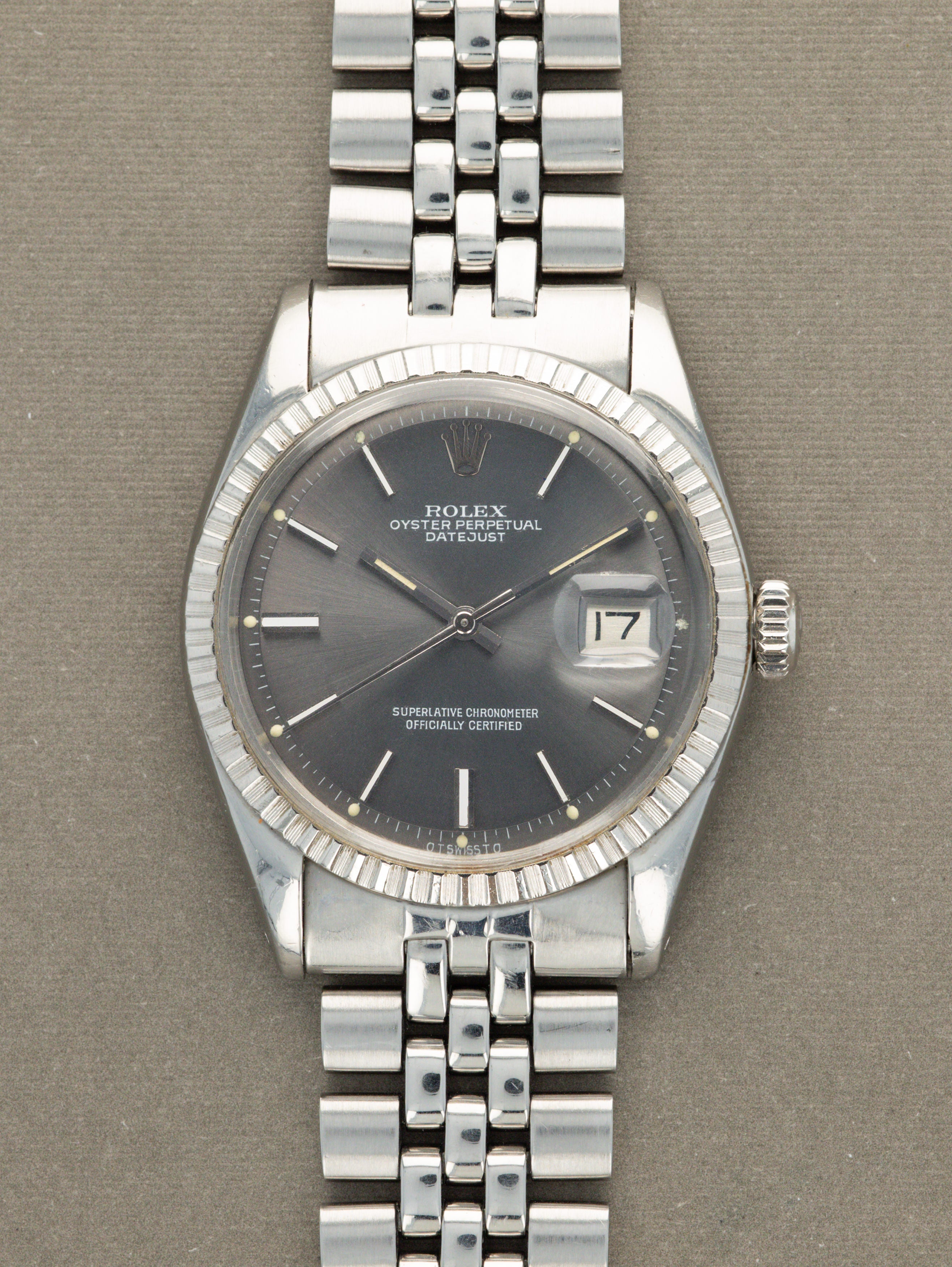 Rolex Datejust Ref. 1603 - Sunburst Grey 'Sigma' Dial