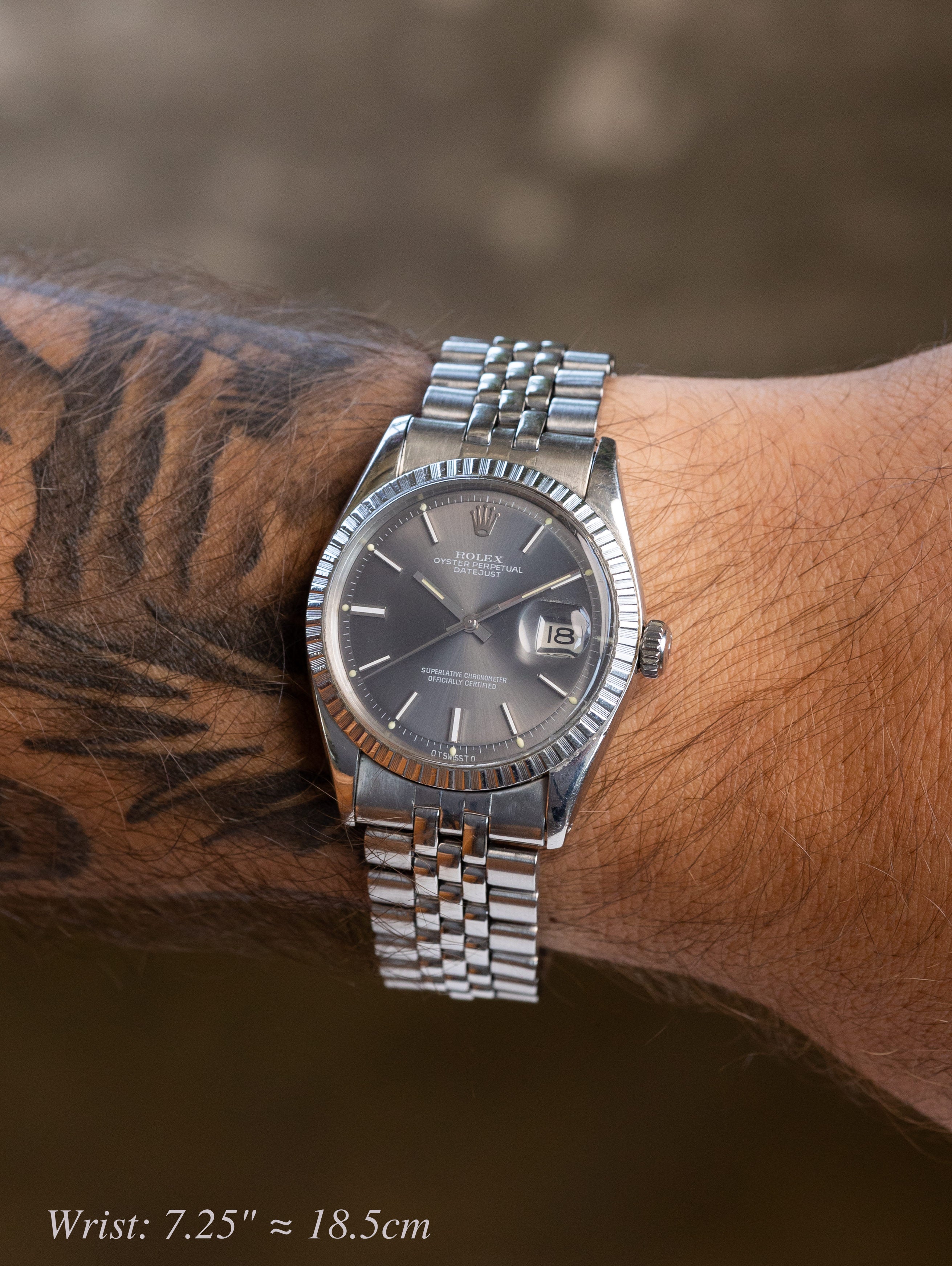 Rolex Datejust Ref. 1603 - Sunburst Grey 'Sigma' Dial