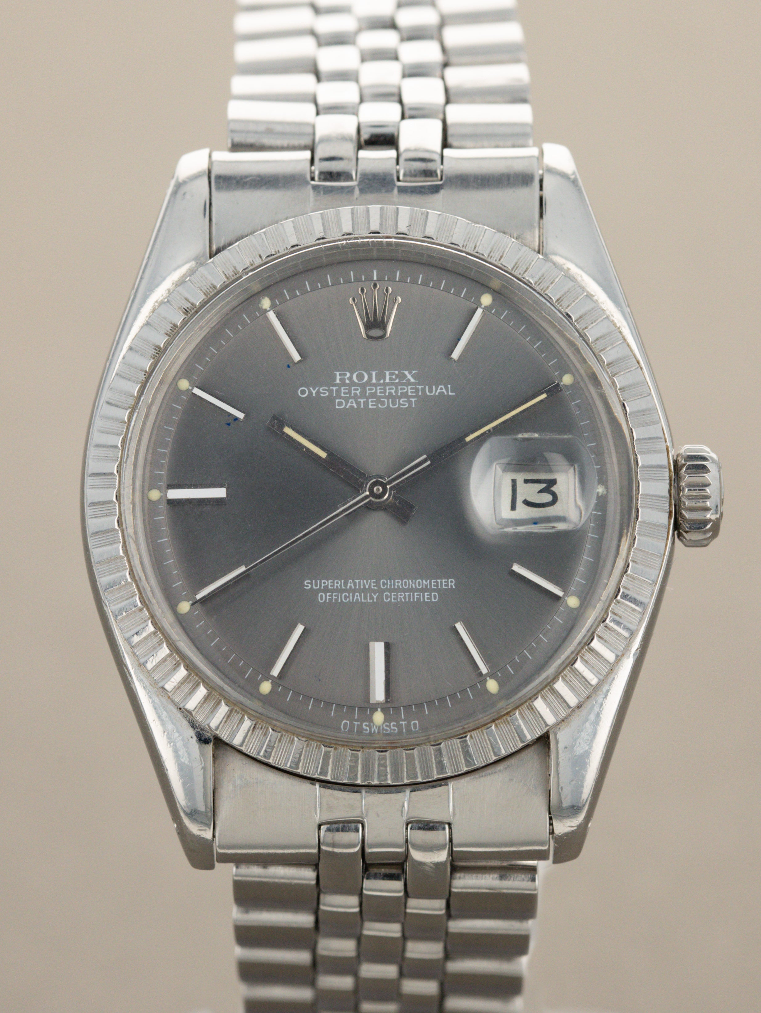 Rolex Datejust Ref. 1603 - Sunburst Grey 'Sigma' Dial