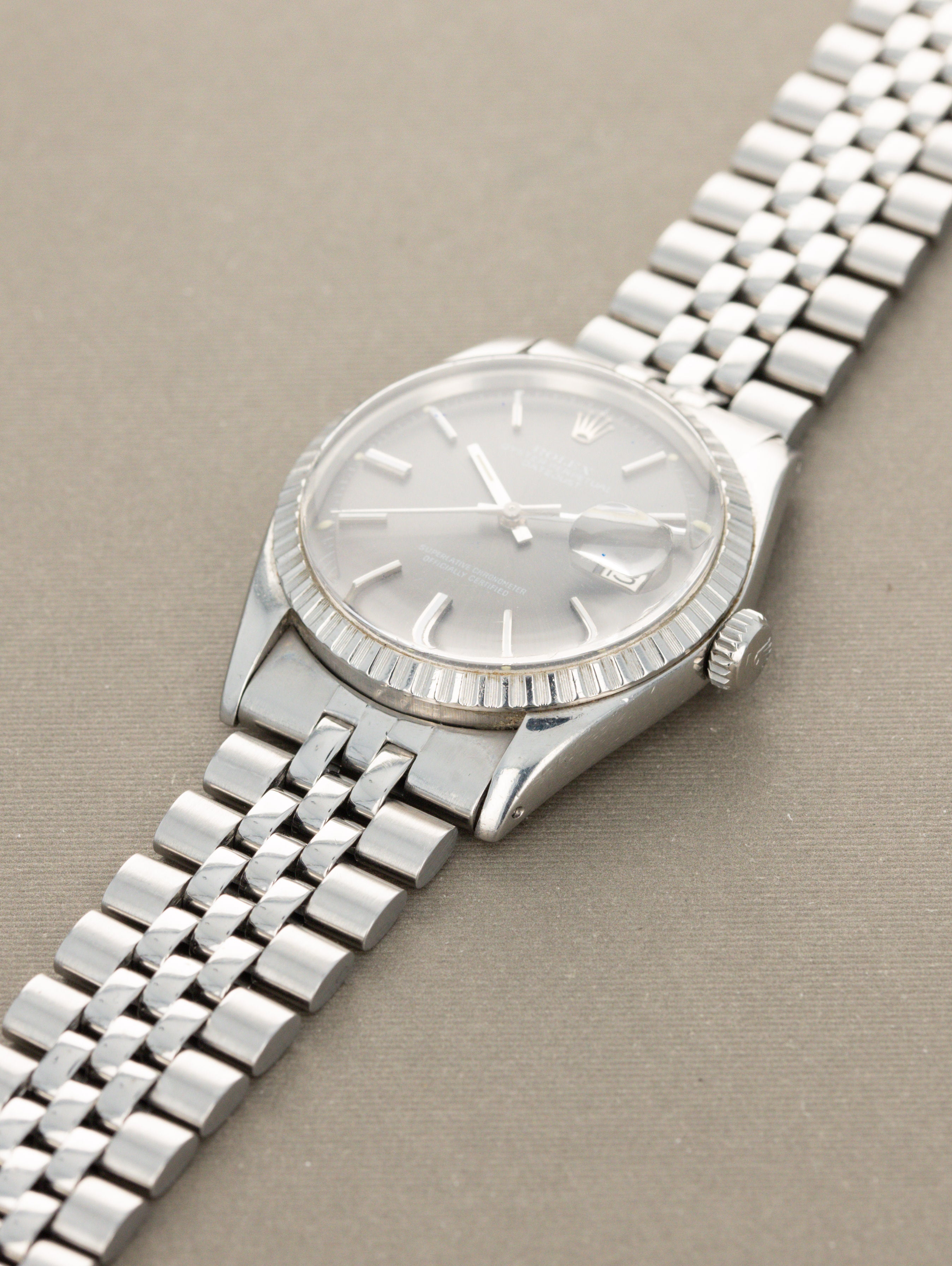 Rolex Datejust Ref. 1603 - Sunburst Grey 'Sigma' Dial