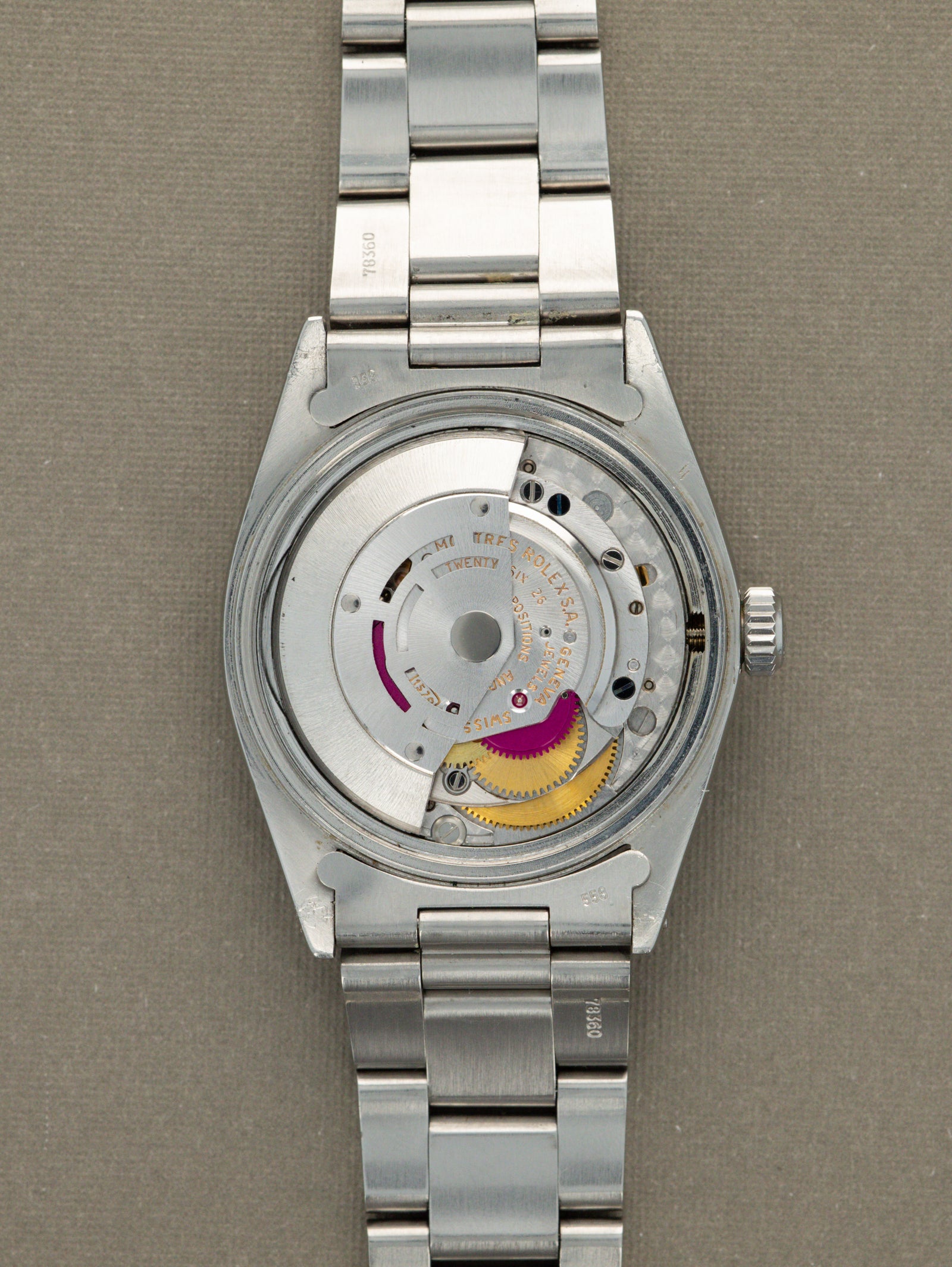 Rolex Datejust Ref. 1600 - Sunburst Silver 'Wide Boy' Dial