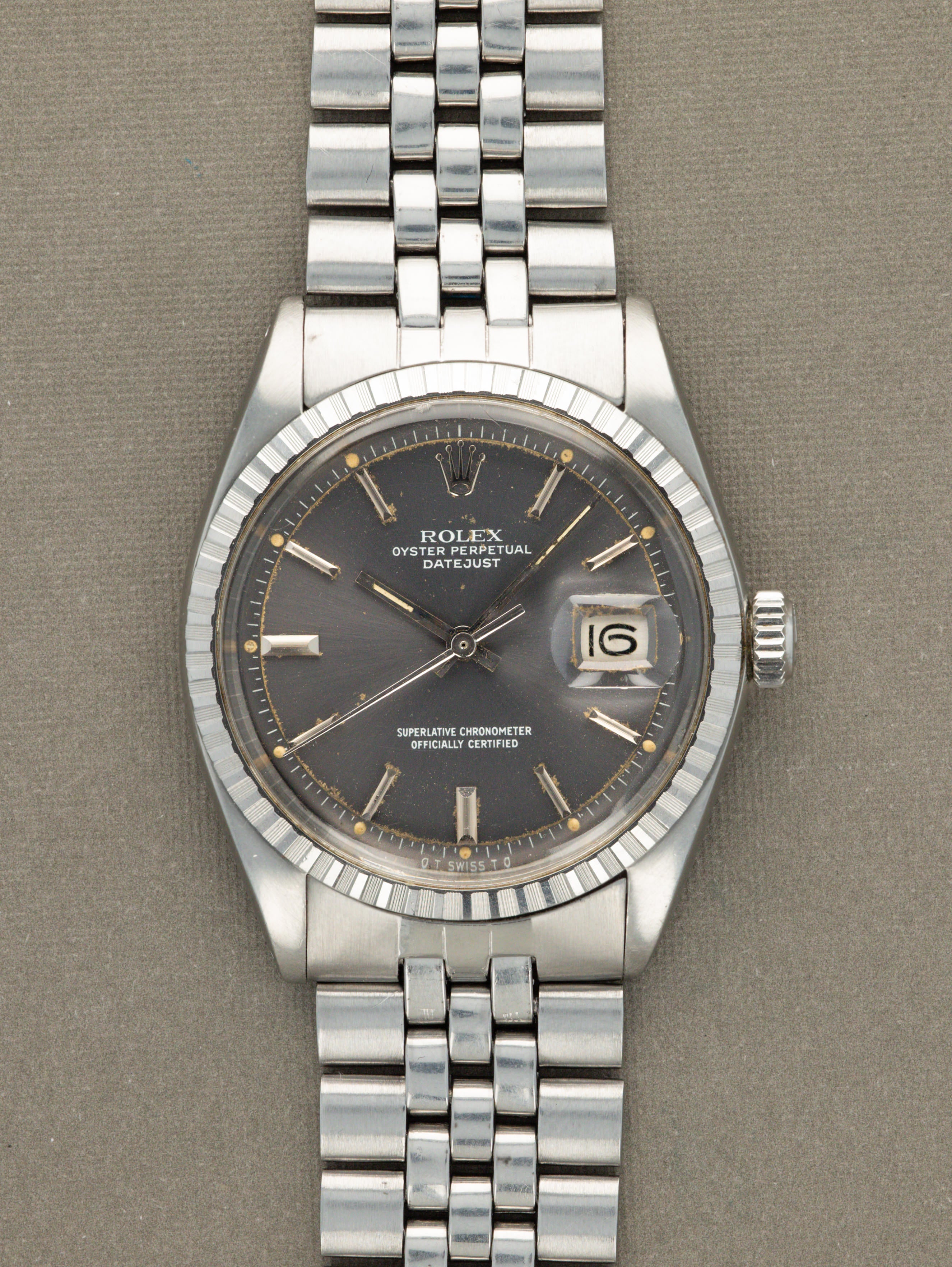 Rolex Datejust Ref. 1603 - Sunburst Grey 'Sigma' Dial