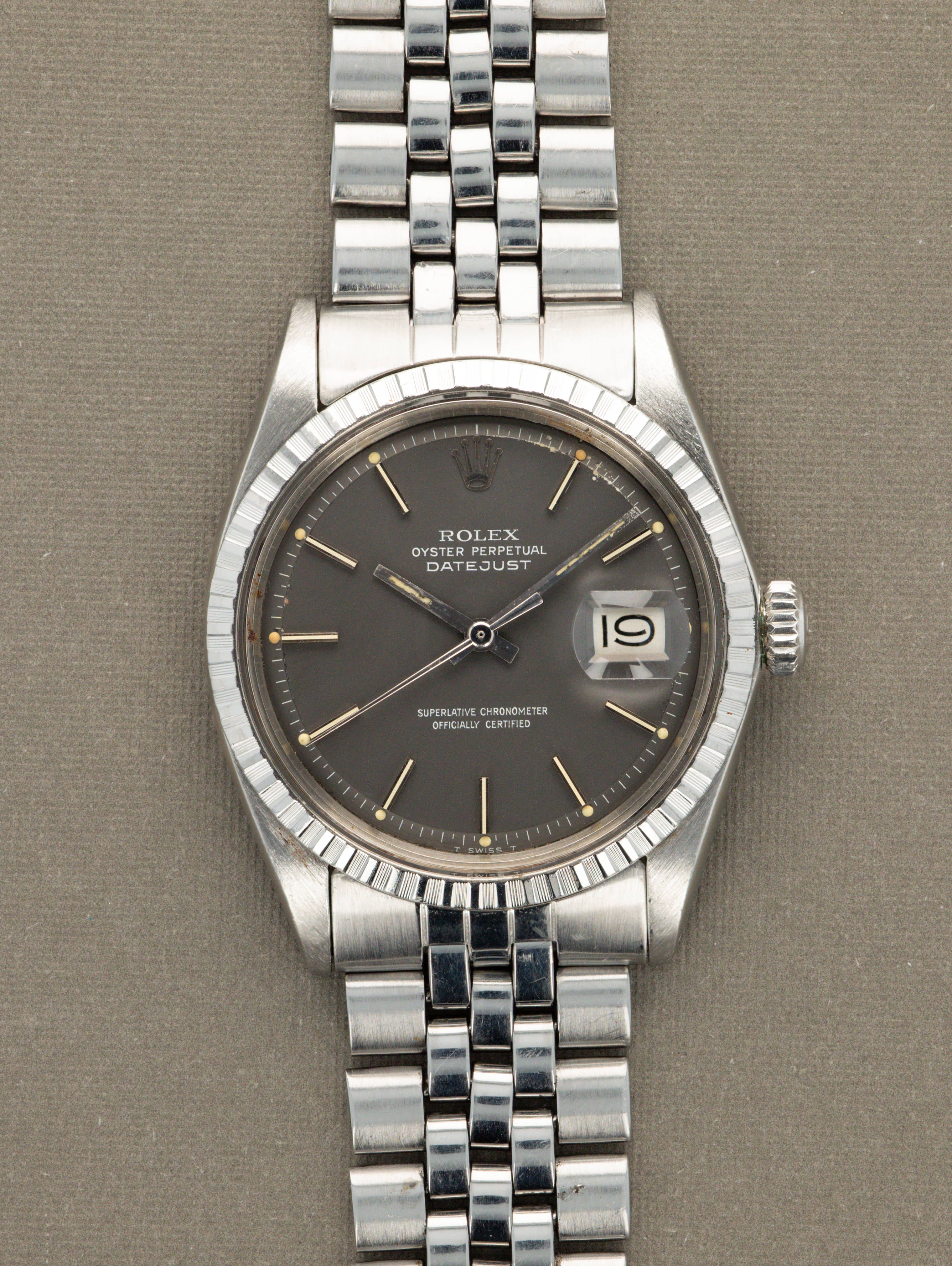Rolex Datejust Ref. 1603 - Satin Grey Dial