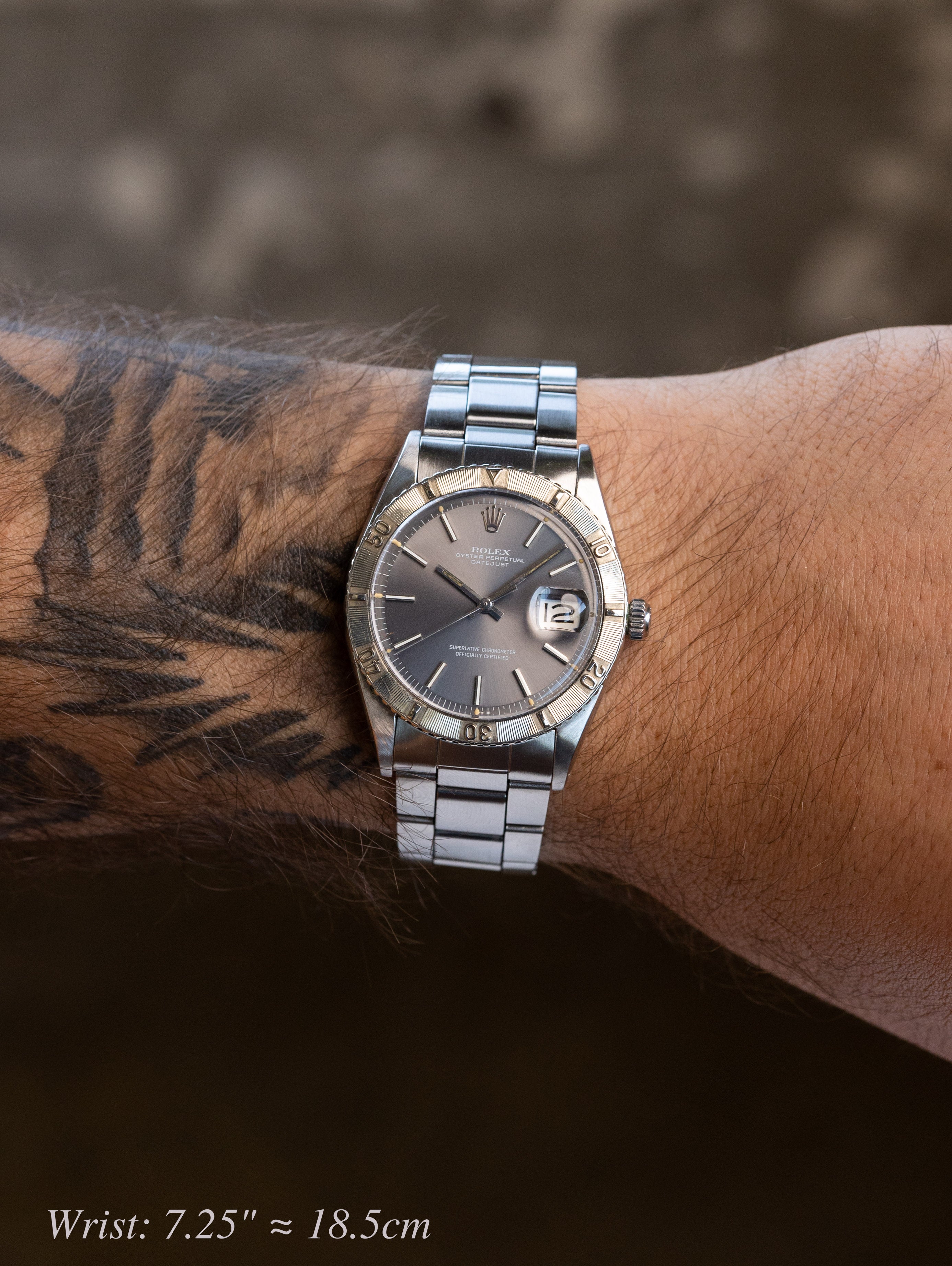 Rolex Turn-O-Graph Ref. 1625 - Sunburst Grey Dial