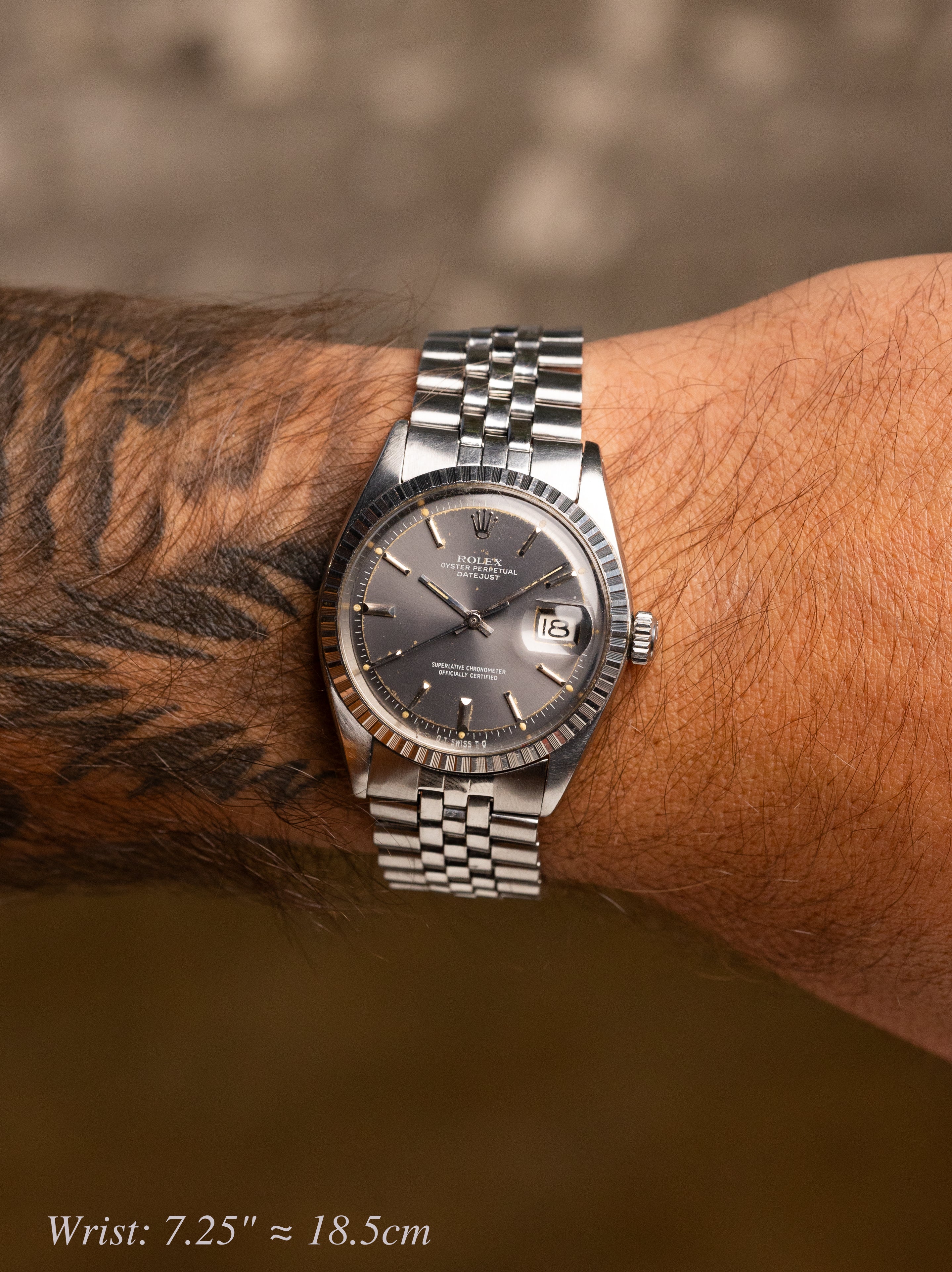 Rolex Datejust Ref. 1603 - Sunburst Grey 'Sigma' Dial