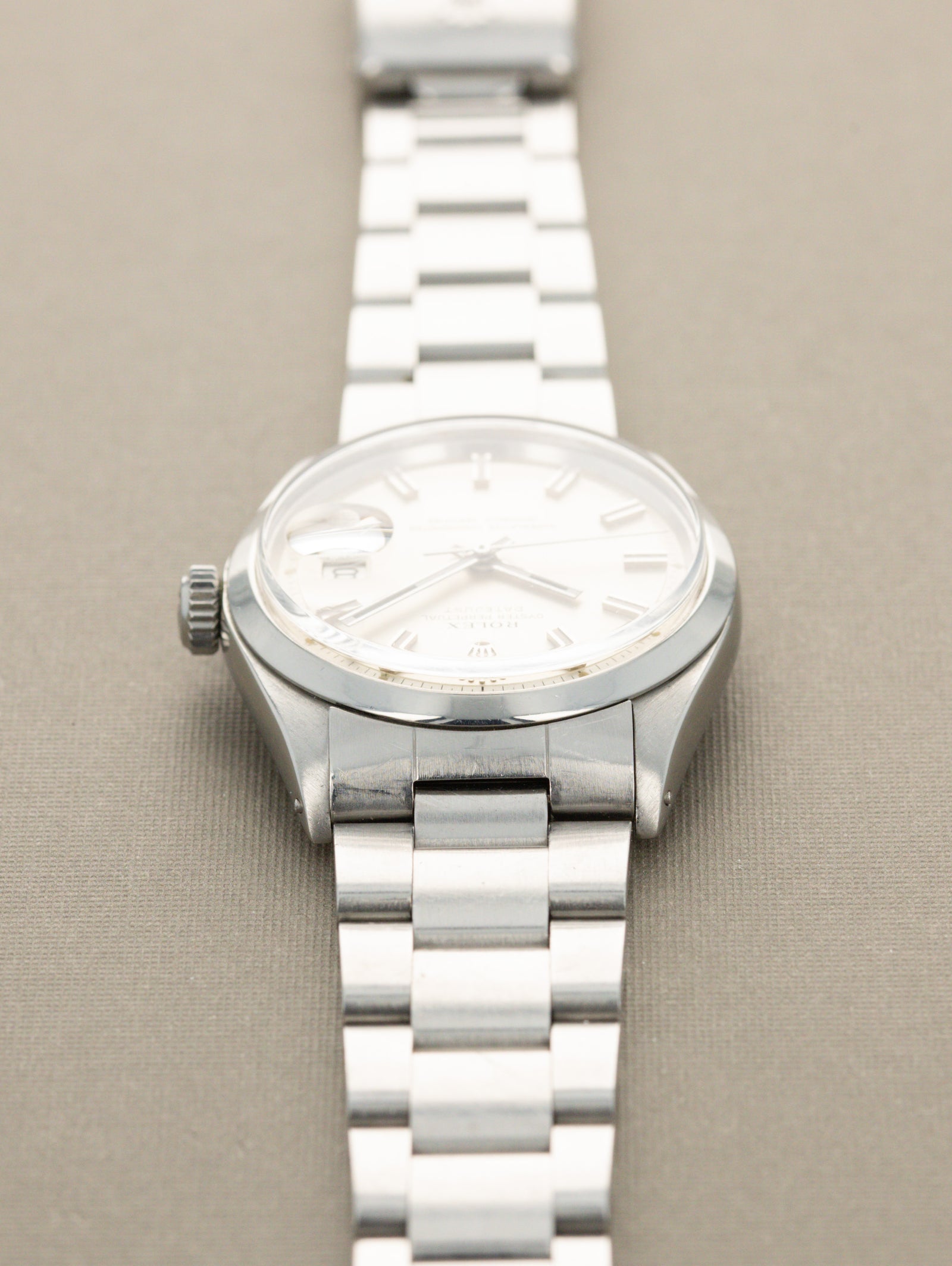 Rolex Datejust Ref. 1600 - Sunburst Silver 'Wide Boy' Dial