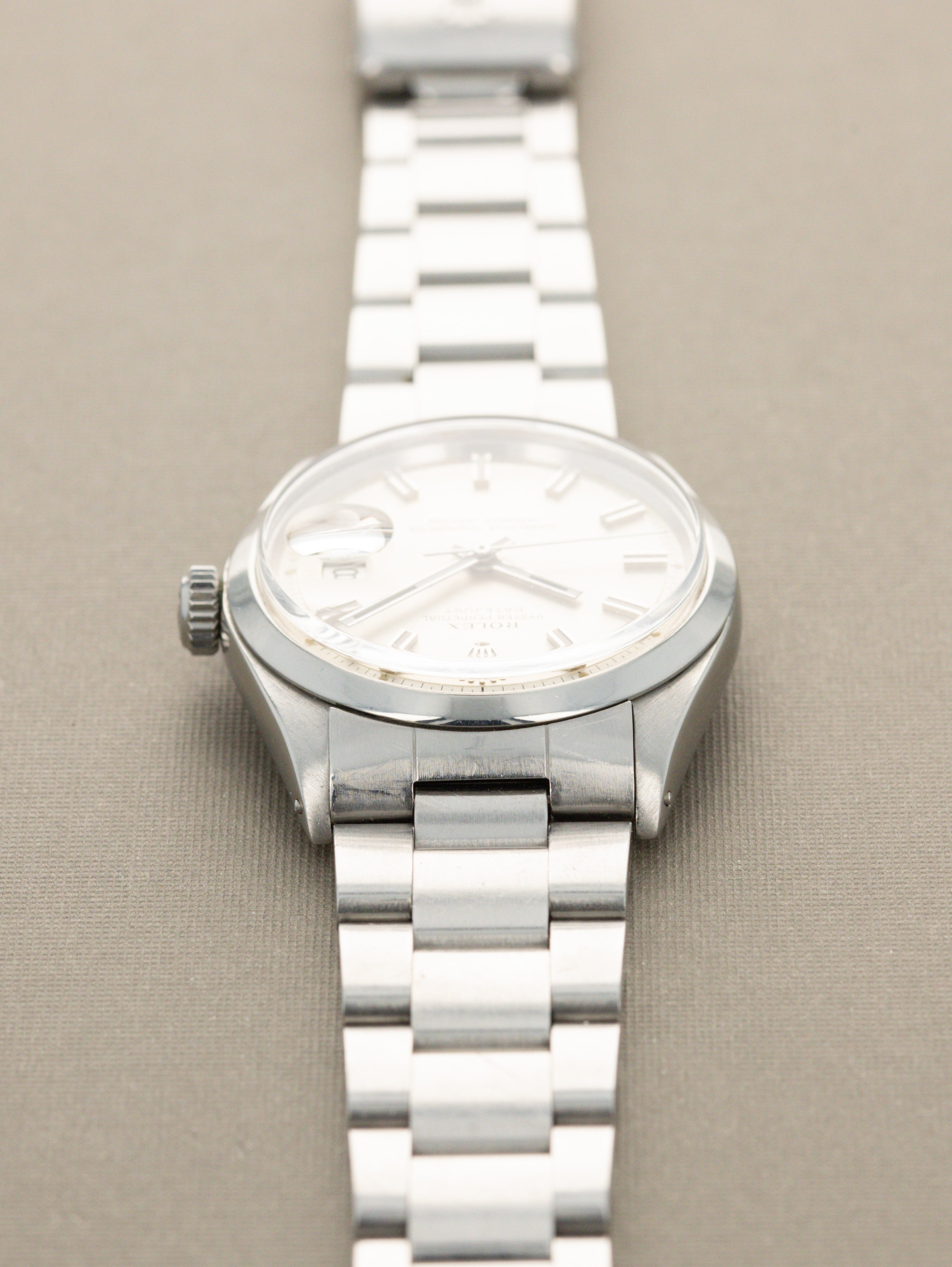 Rolex Datejust Ref. 1600 - Sunburst Silver 'Wide Boy' Dial