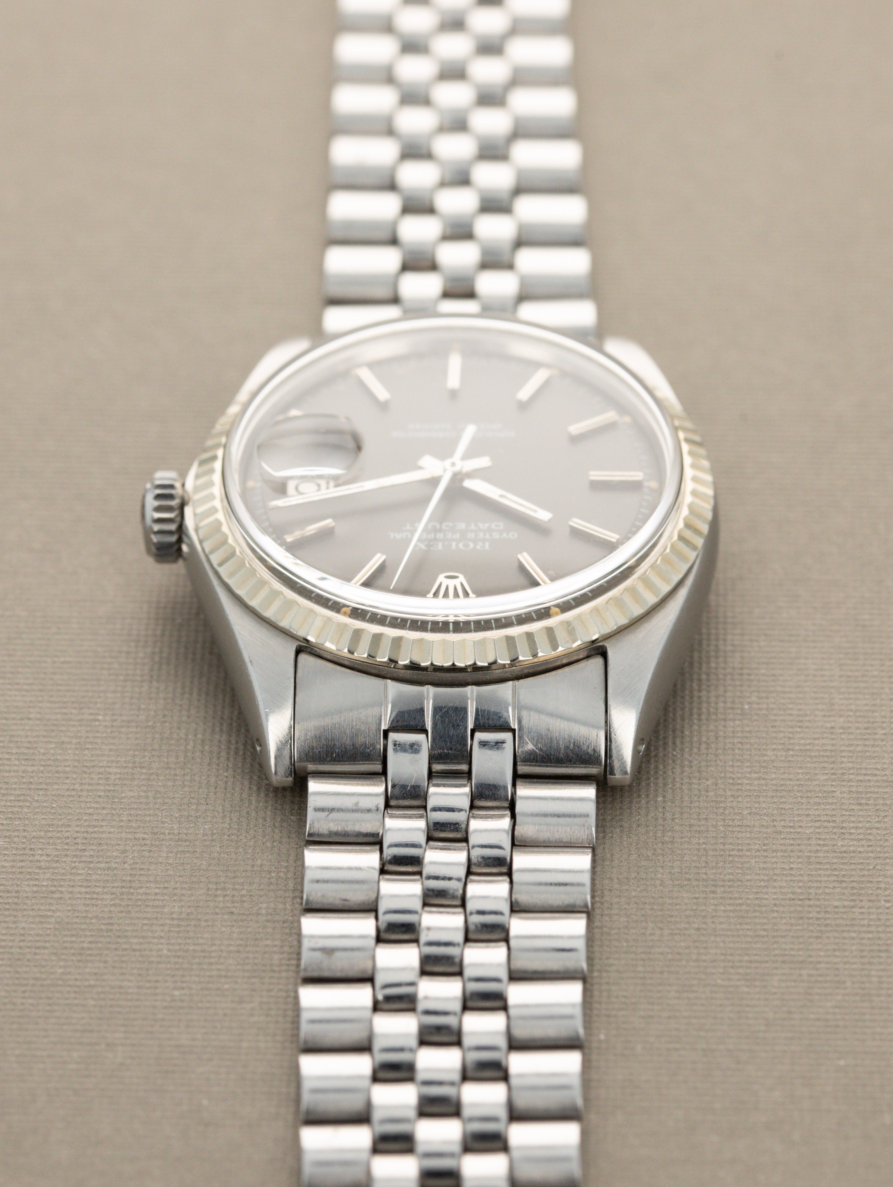 Rolex Datejust Ref. 1601 - Grey 'Satin' Dial