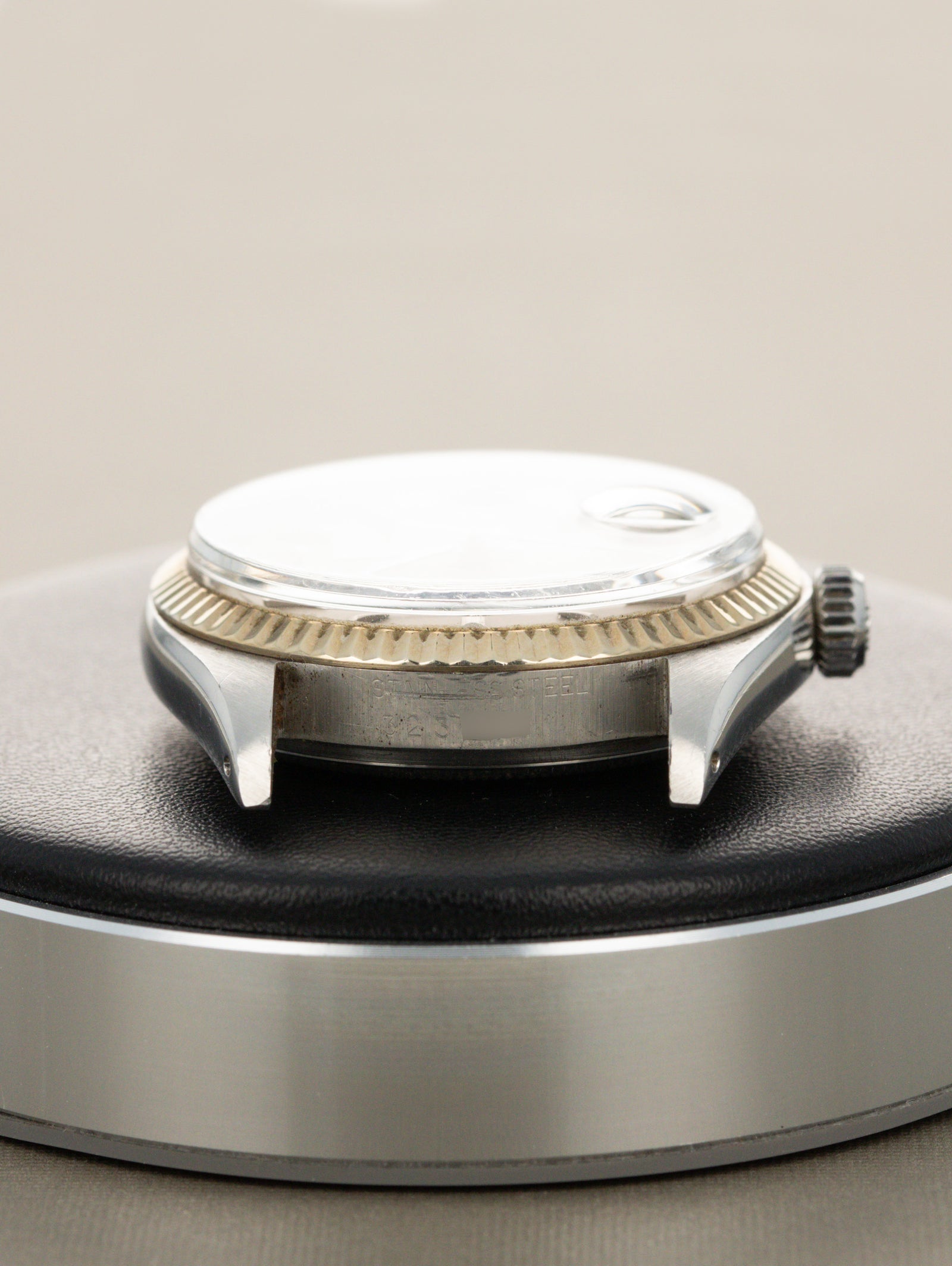Rolex Datejust Ref. 1601 - Sunburst Grey White 'Vanishing' Text Unpolished W/ Service Papers