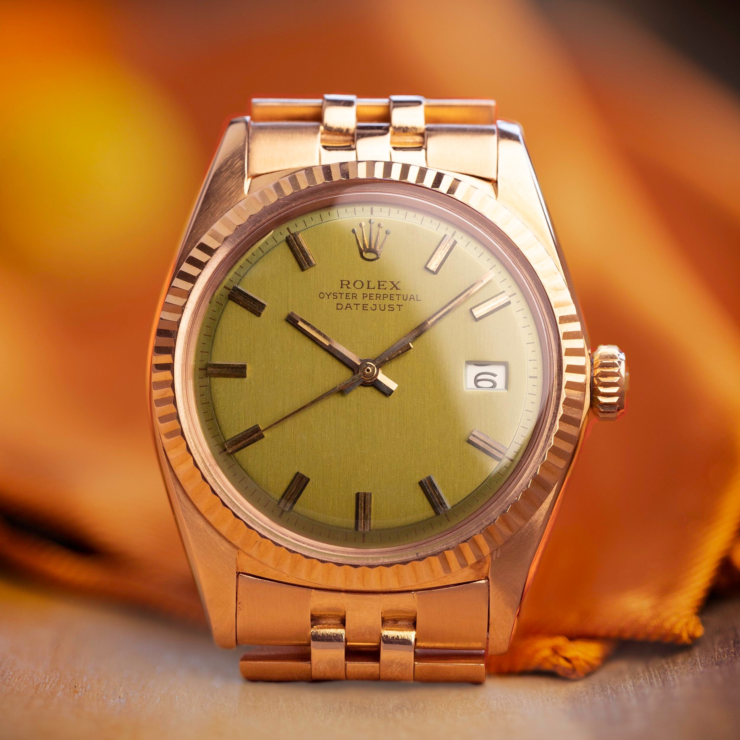 Rolex green outlet orange