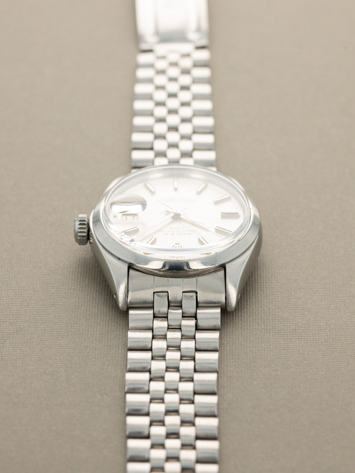 Rolex Watch Oyster Perpetual Date Automatic Winding Silver Dial Jubilee Rolex Oyster Perpetual 15010 34 MM Silver-tone Dial main image 4