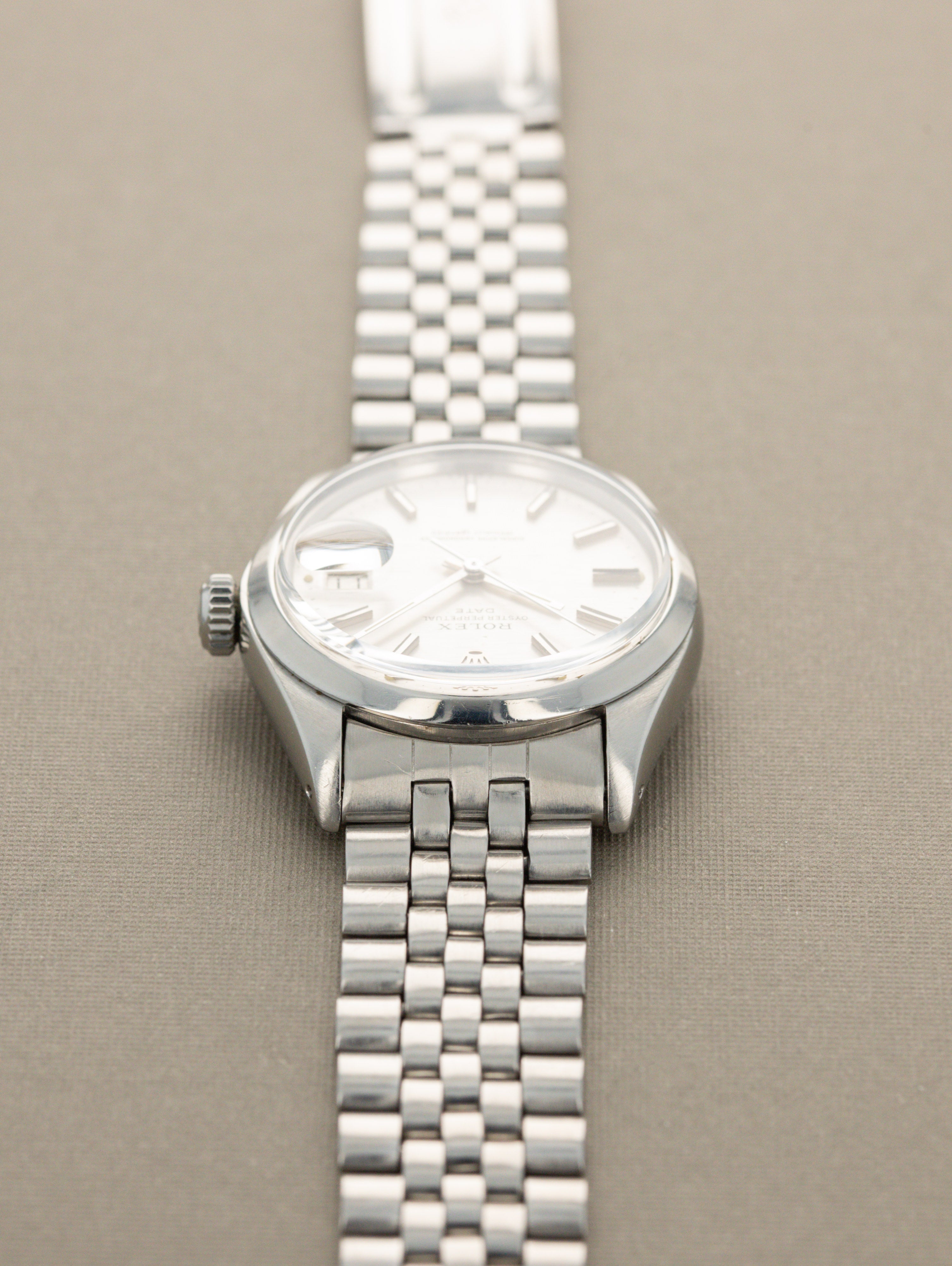 Rolex Oyster Perpetual Date Ref. 1500 - Silver 'Mosaic' Dial