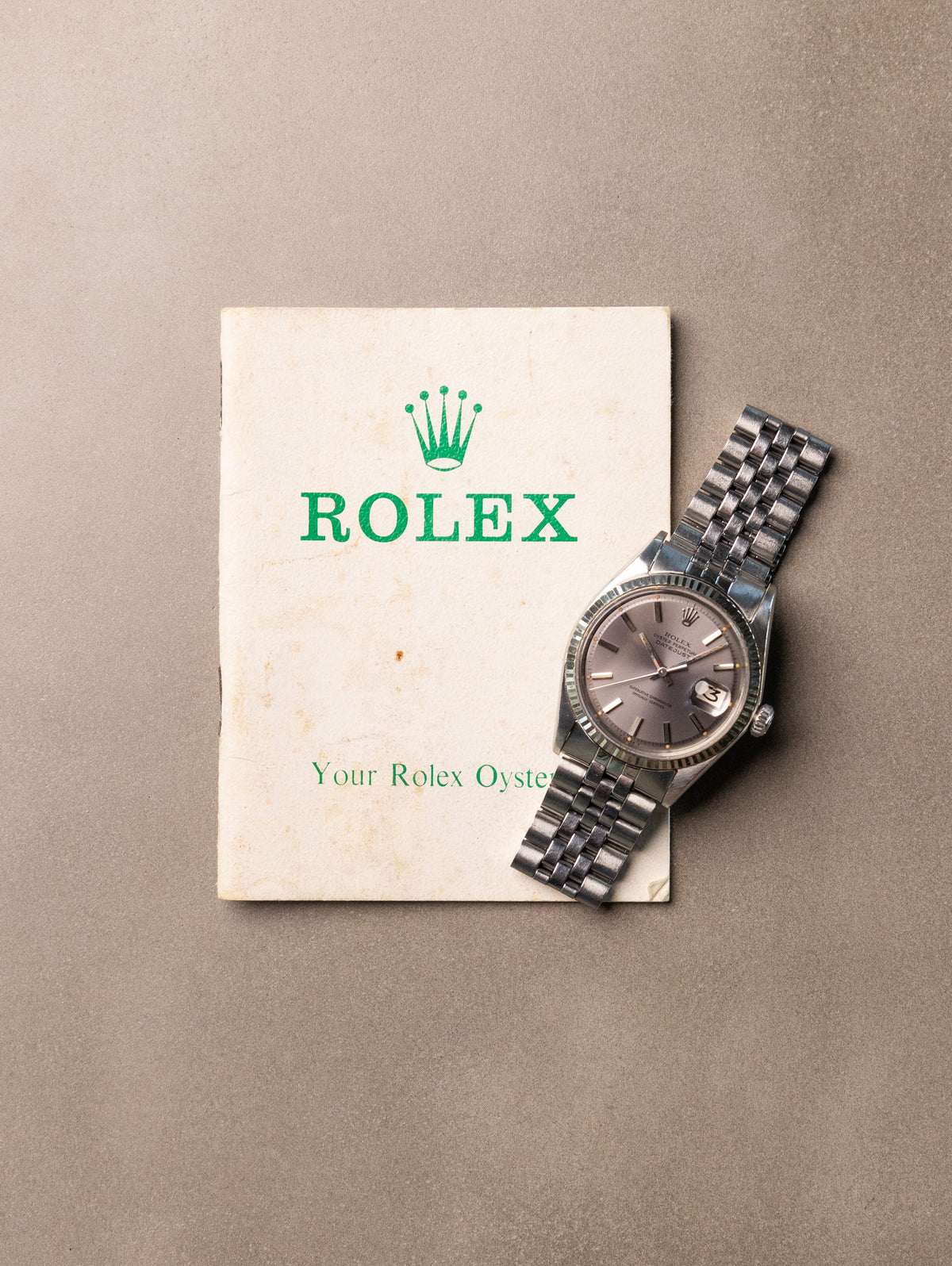 Rolex Datejust Ref. 1601  - 'Lavender' Dial W/ Papers