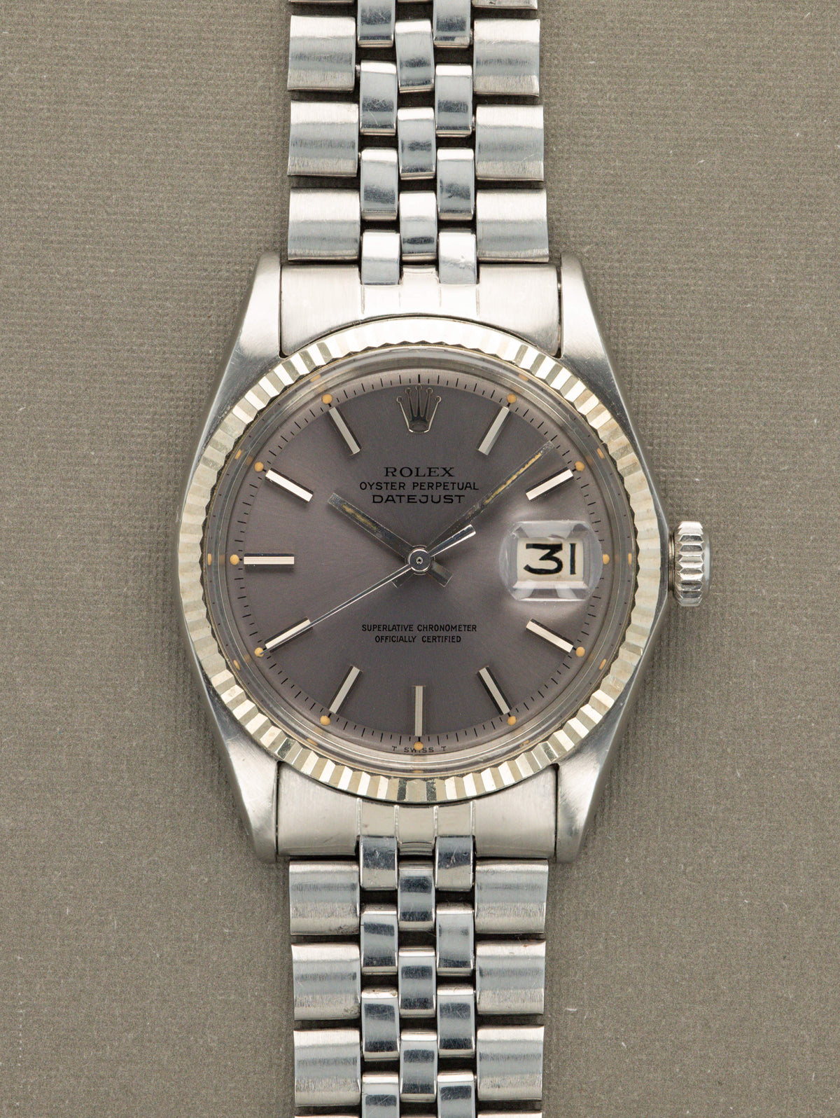 Rolex Datejust Ref. 1601  - 'Lavender' Dial W/ Papers