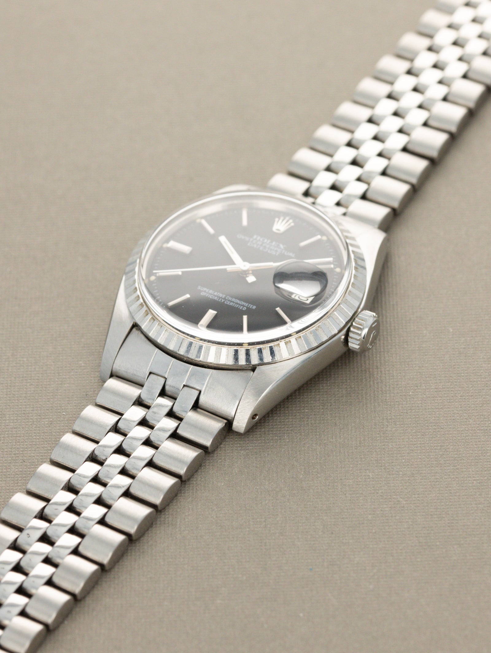 Rolex Datejust Ref. 1603 - Matte Black 'Sigma' Dial