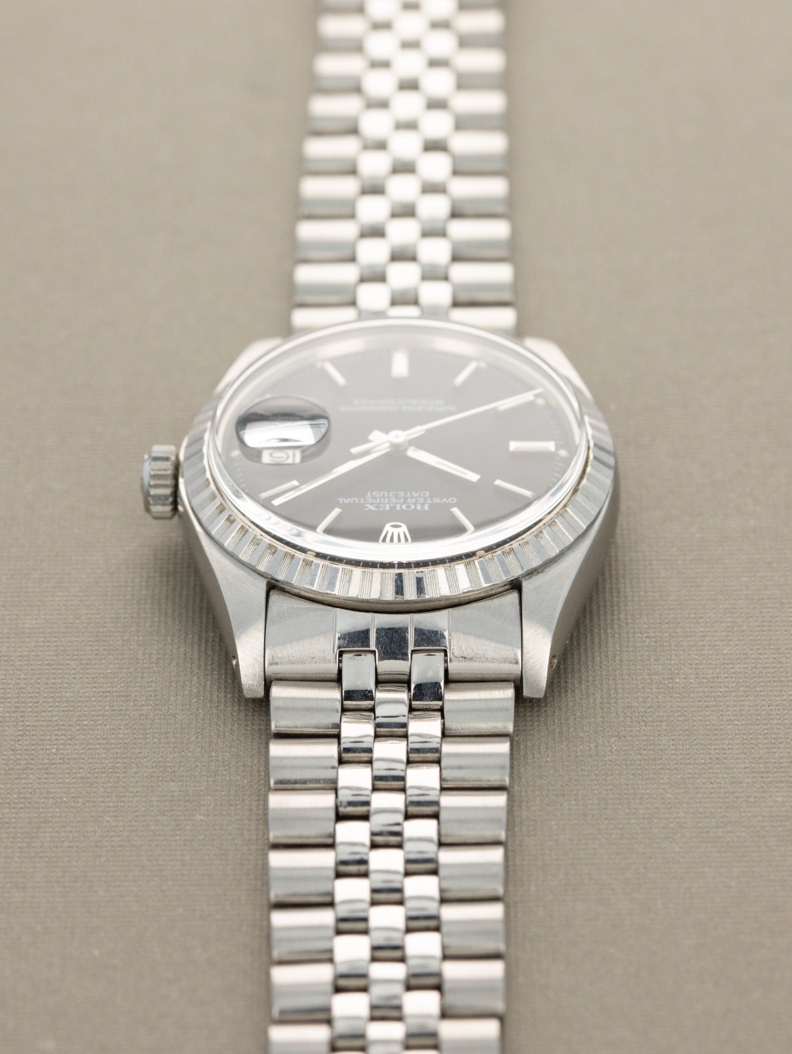 Rolex Datejust Ref. 1603 - Matte Black 'Sigma' Dial